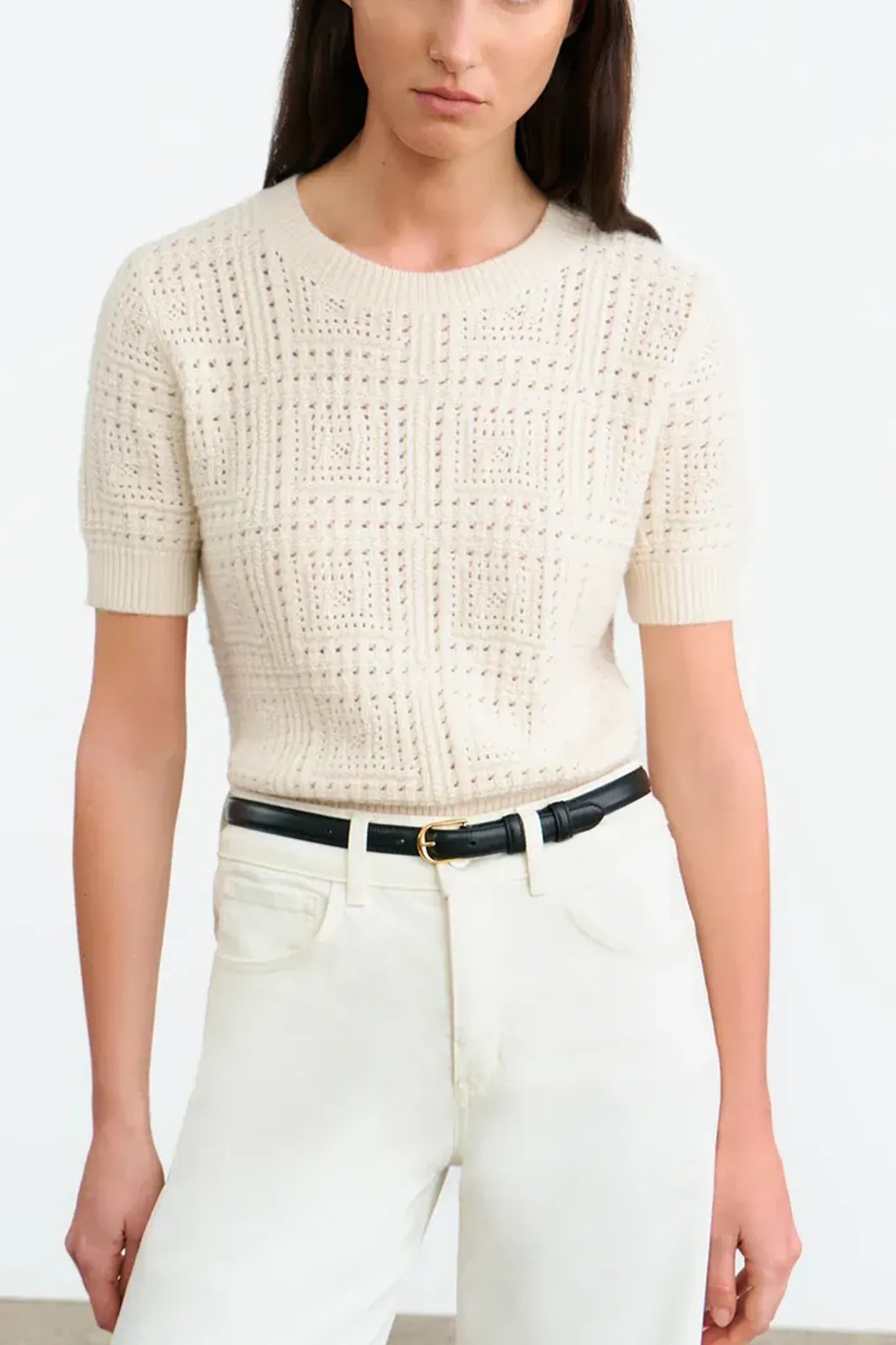 Cashmere Sweater Elysia in Ivory