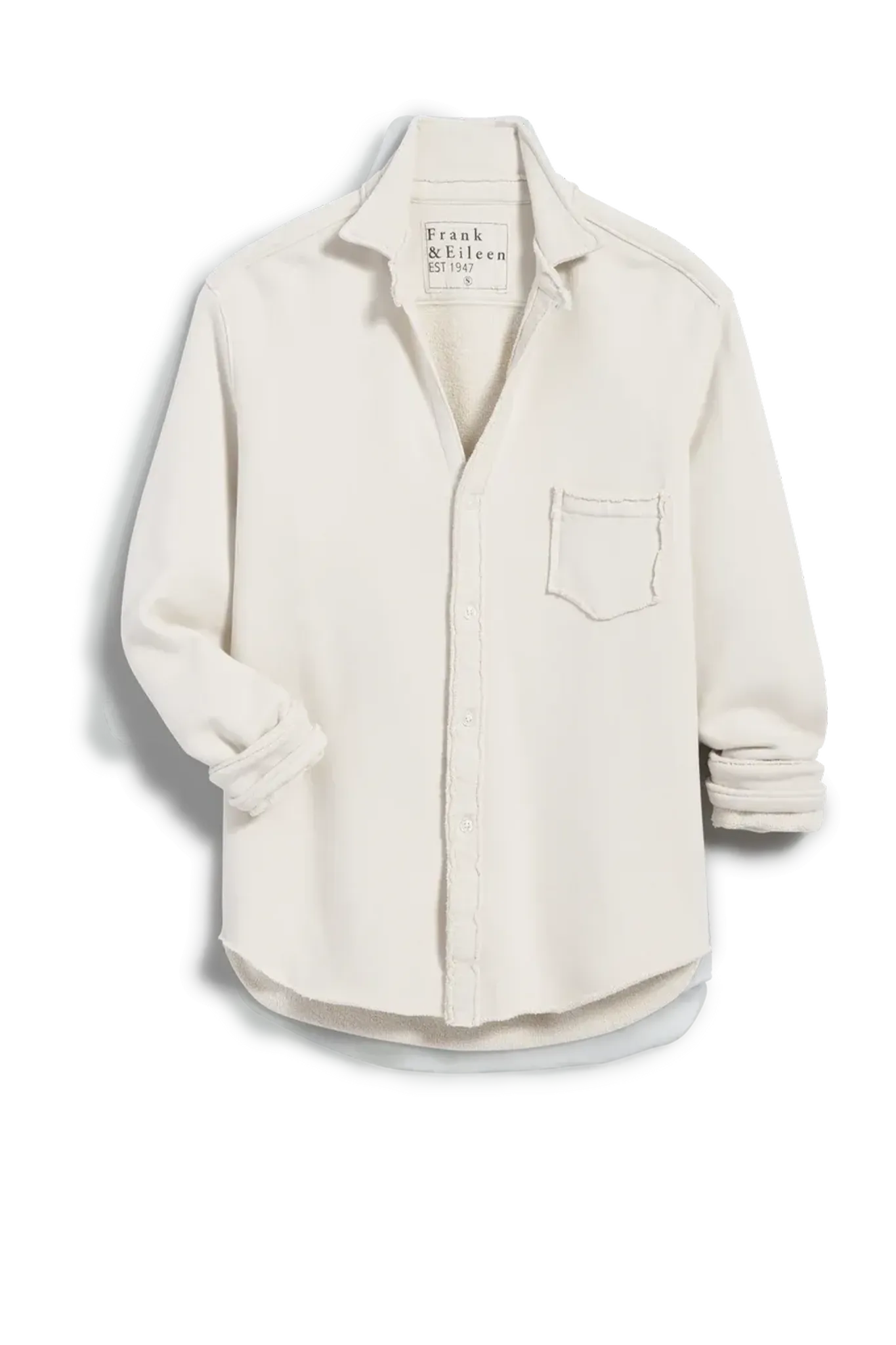 Shirt Eileen Relaxed Button Up in Vintage White