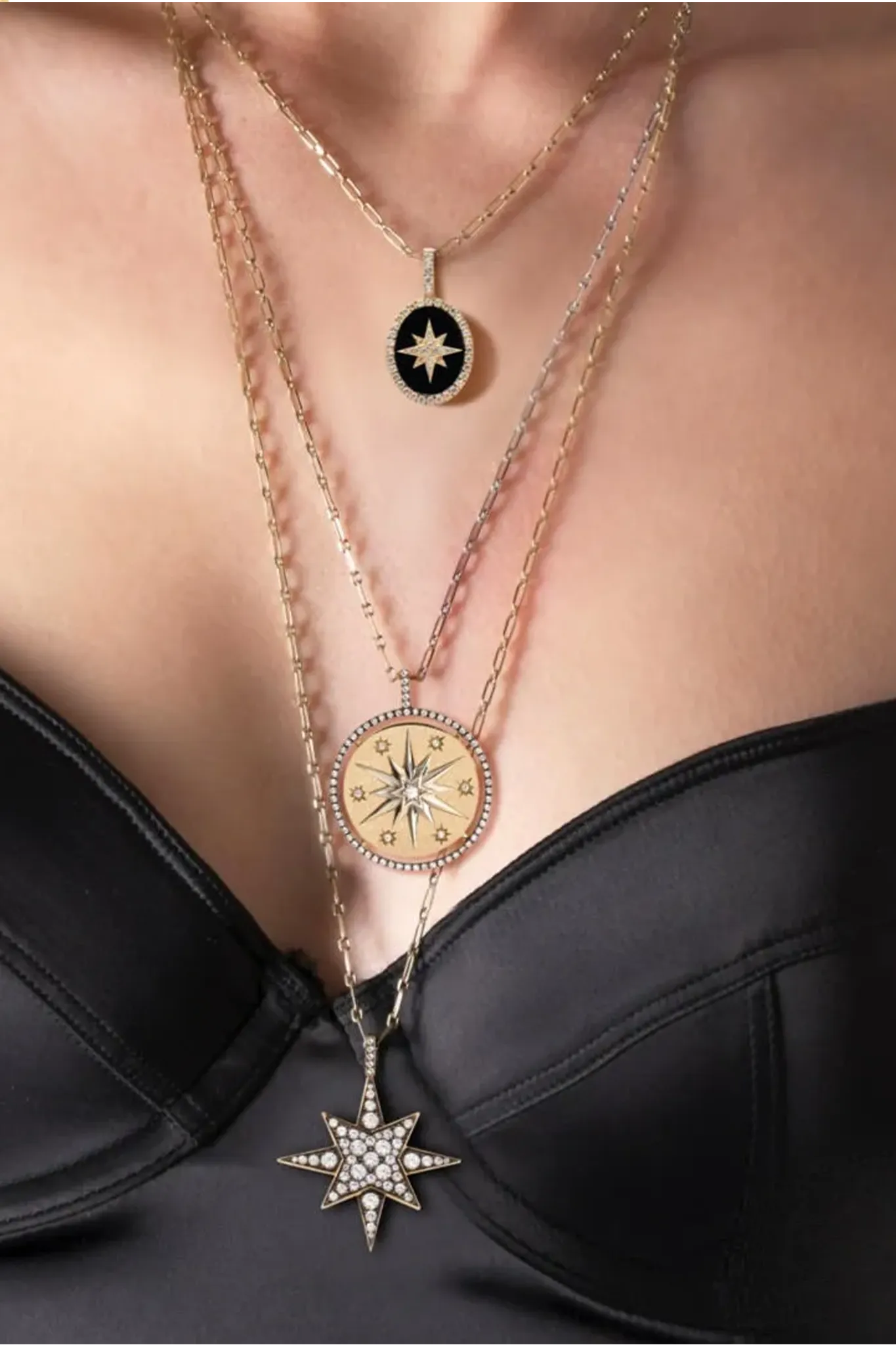 Medaillon "Constellation Mini" 14K Gold.
