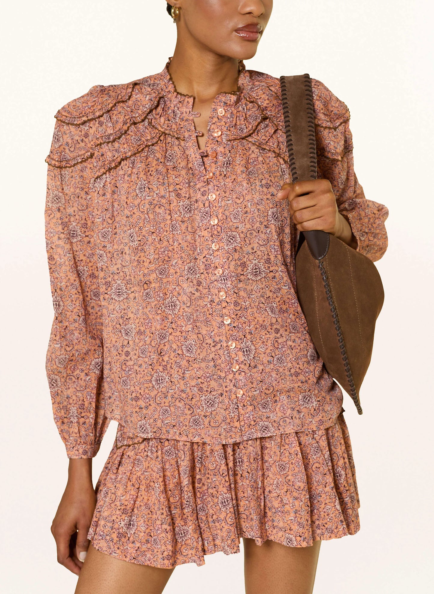 Bluse Christa in Rust