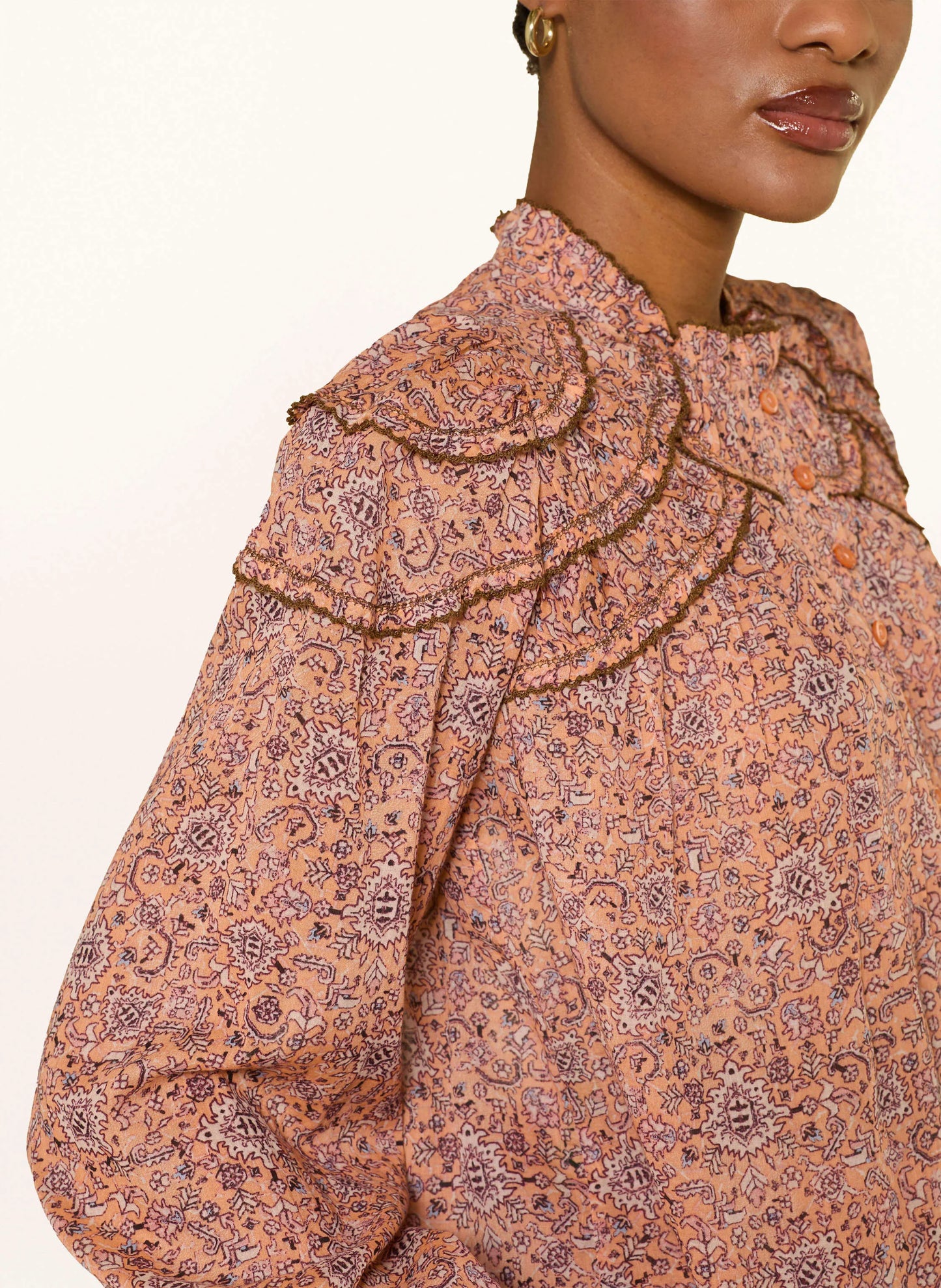 Bluse Christa in Rust