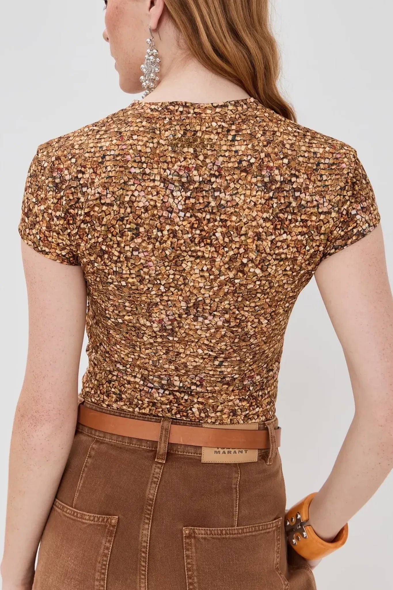 T-Shirt Maelie in Ochre