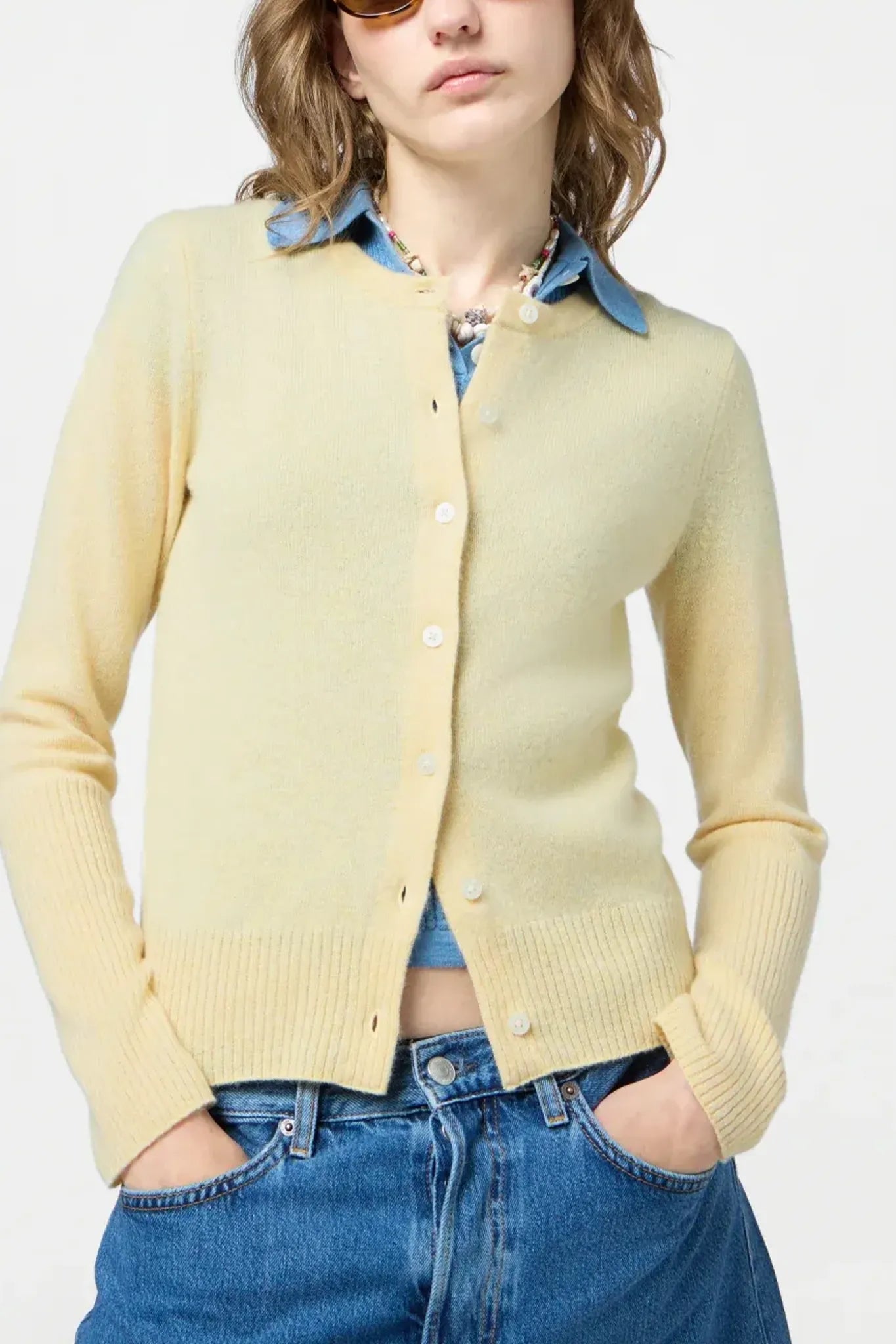Strickjacke Jane in Butter
