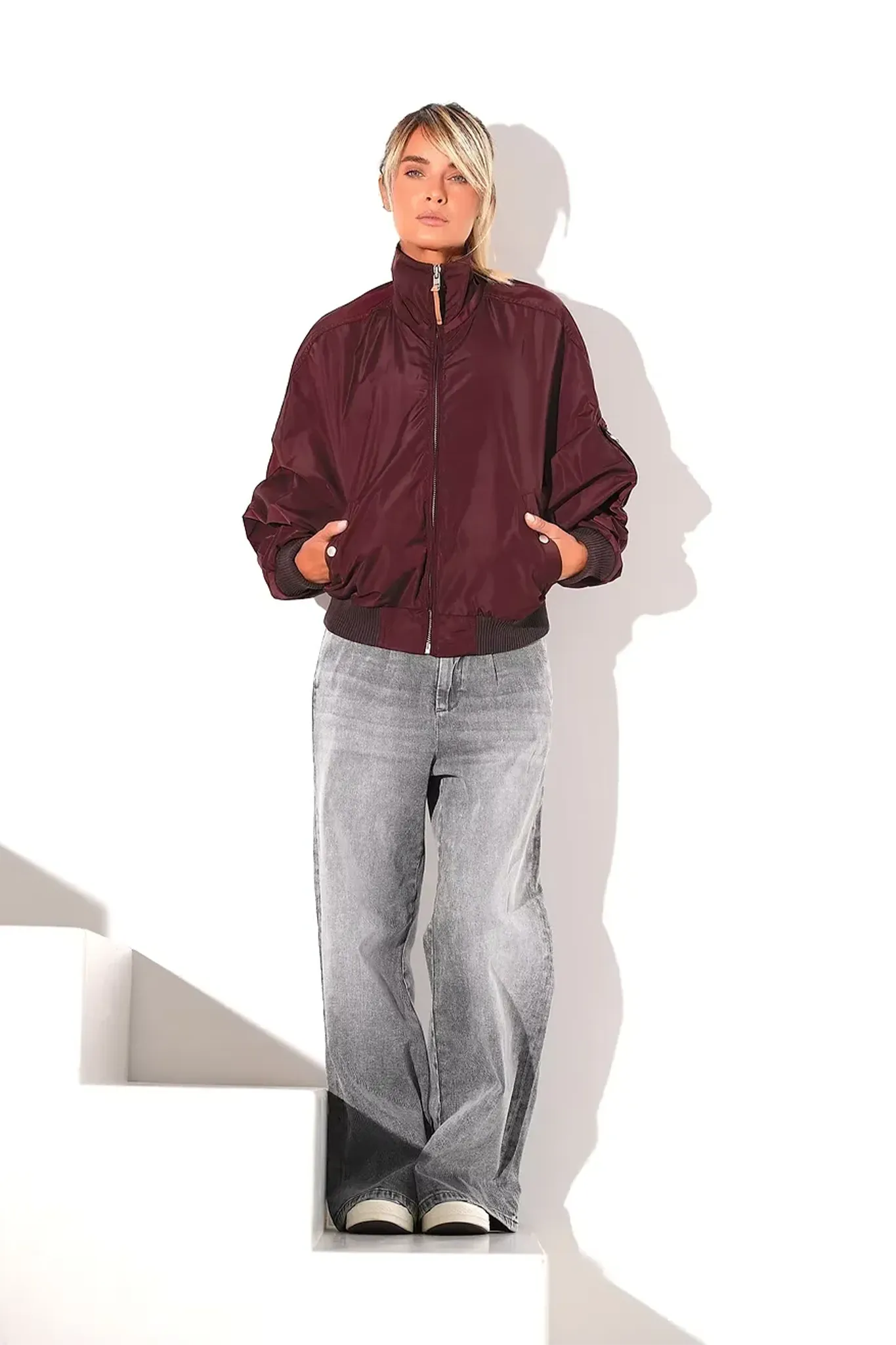 Jacke Bomber Bionda - Batwing in Port Royale