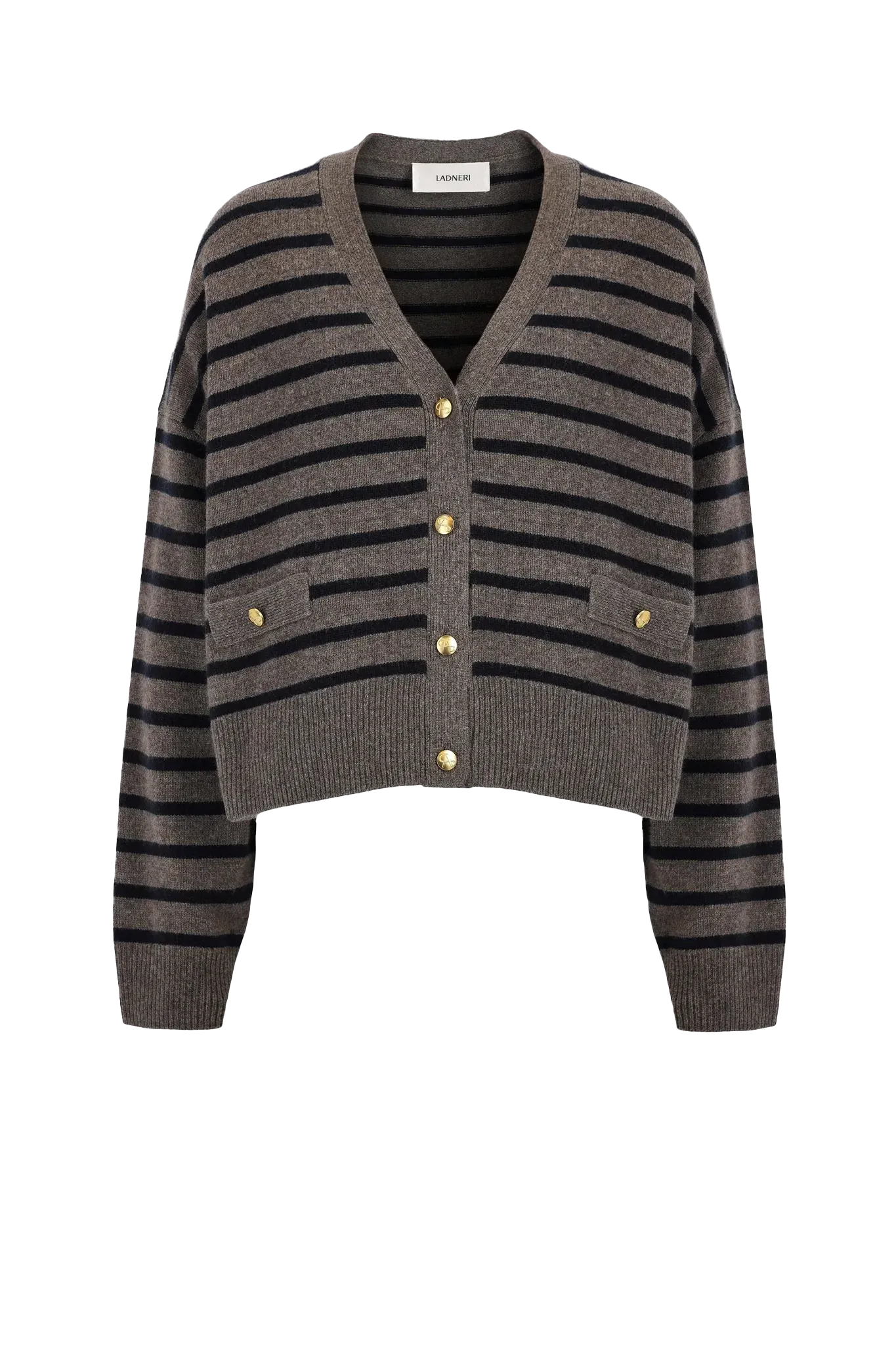 Cardigan Ramatuelle in Nougat-Navy