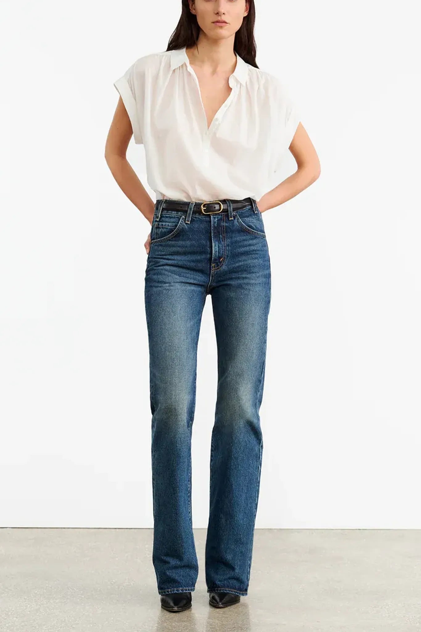 Bluse Normandy in Ivory