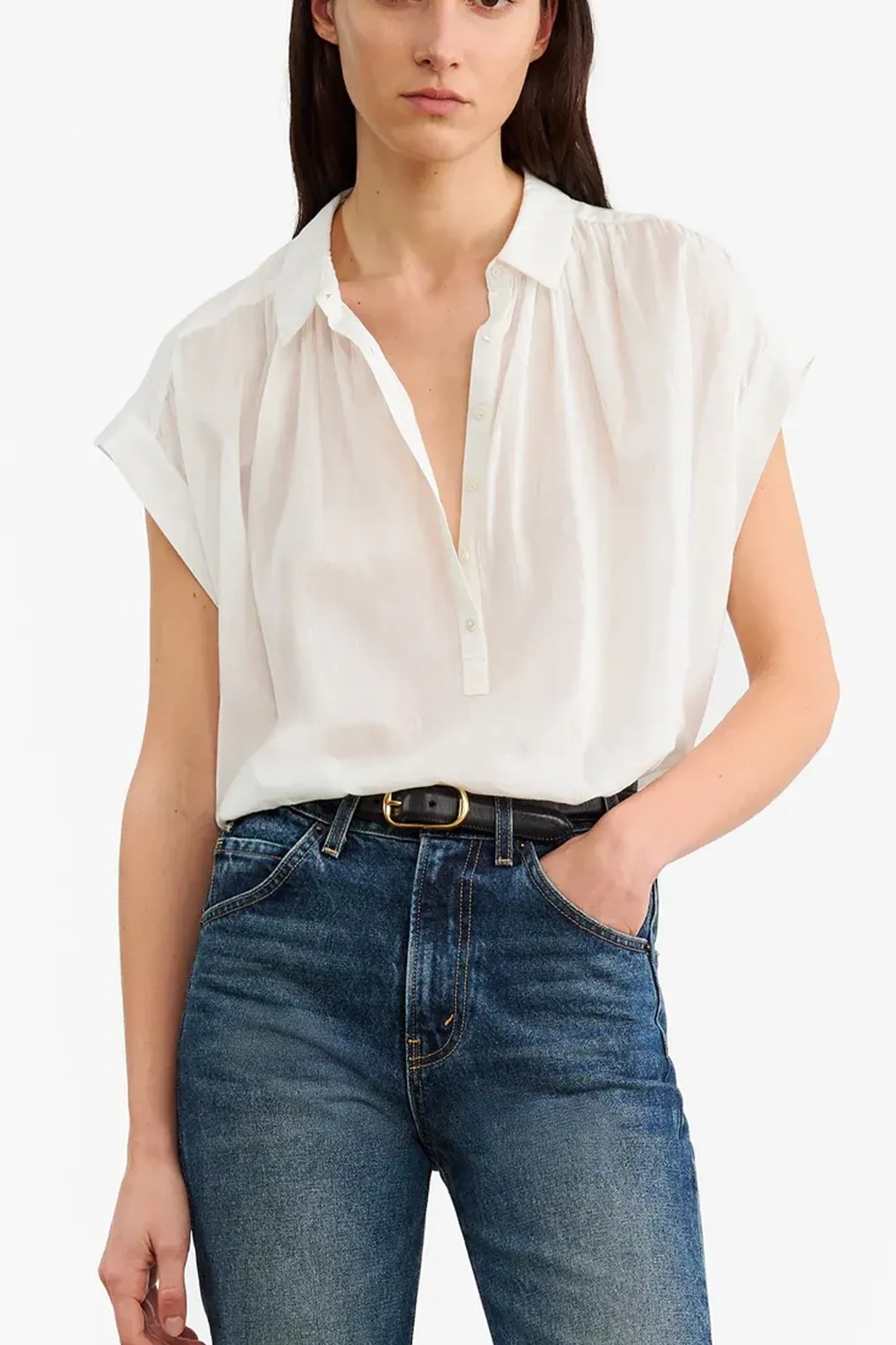 Bluse Normandy in Ivory