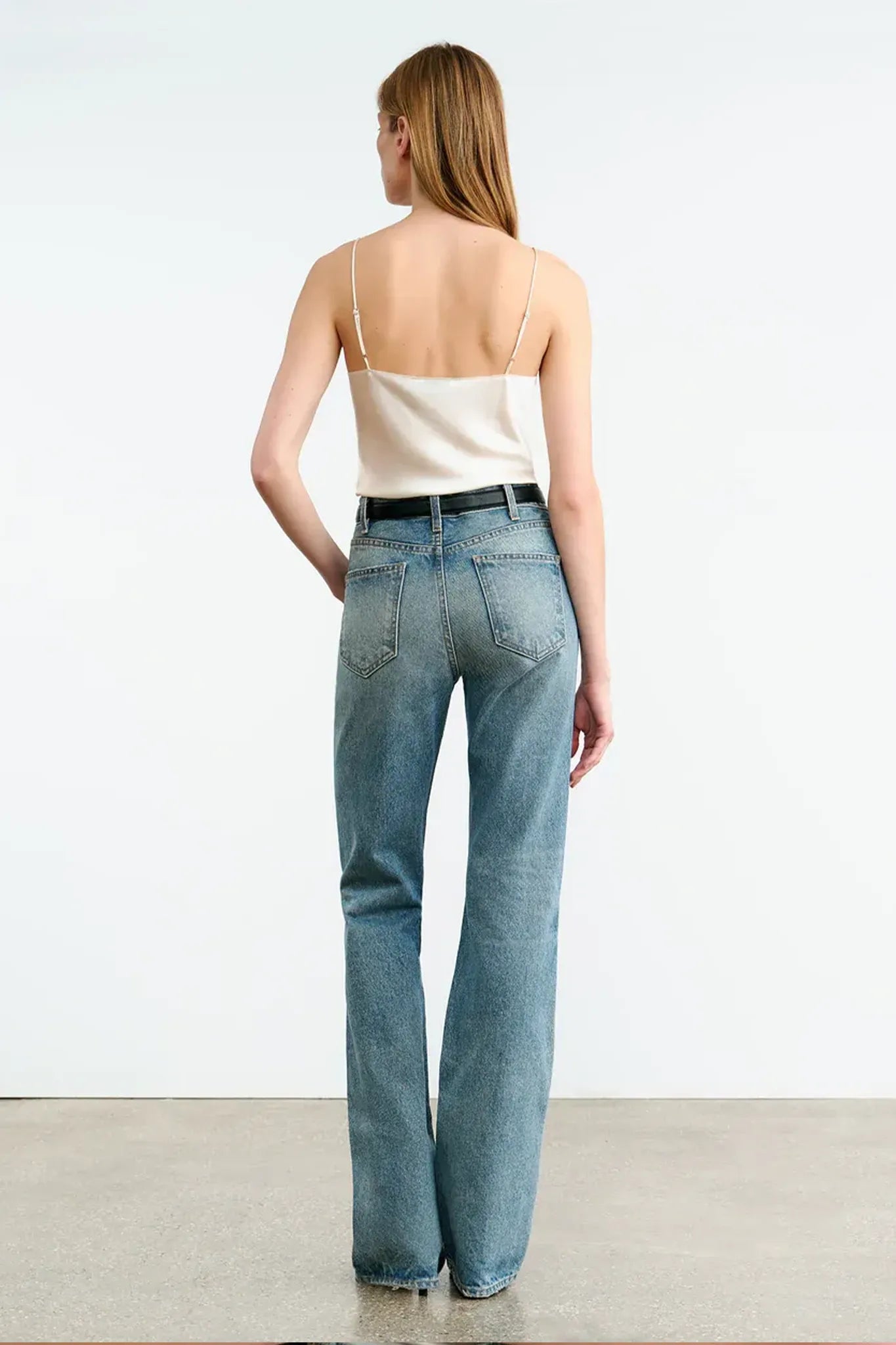 Top Isabella Cami Silk in Ivory