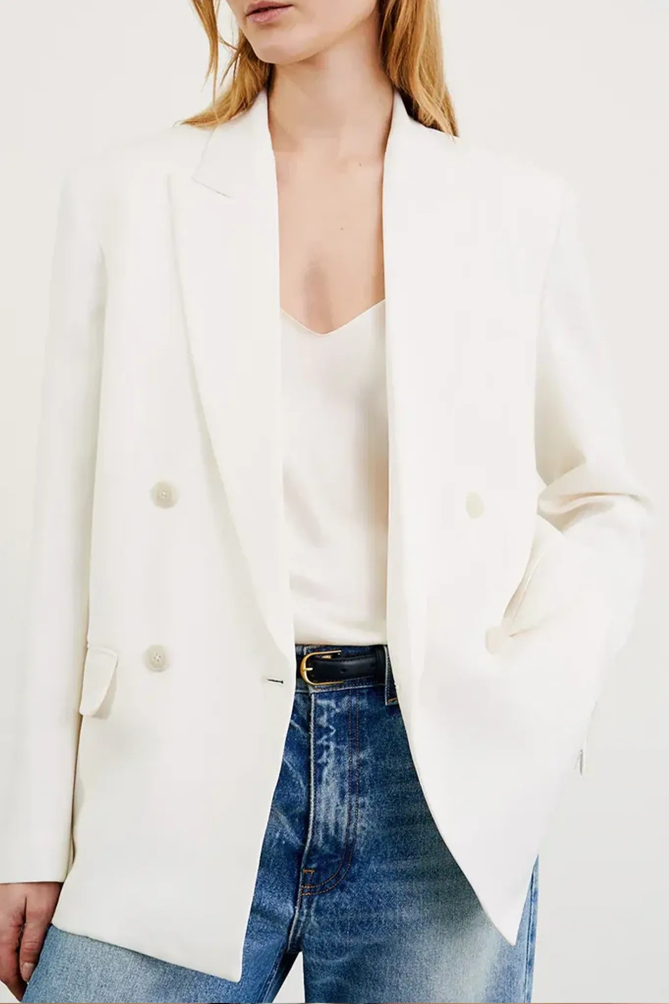 Top Isabella Cami Silk in Ivory