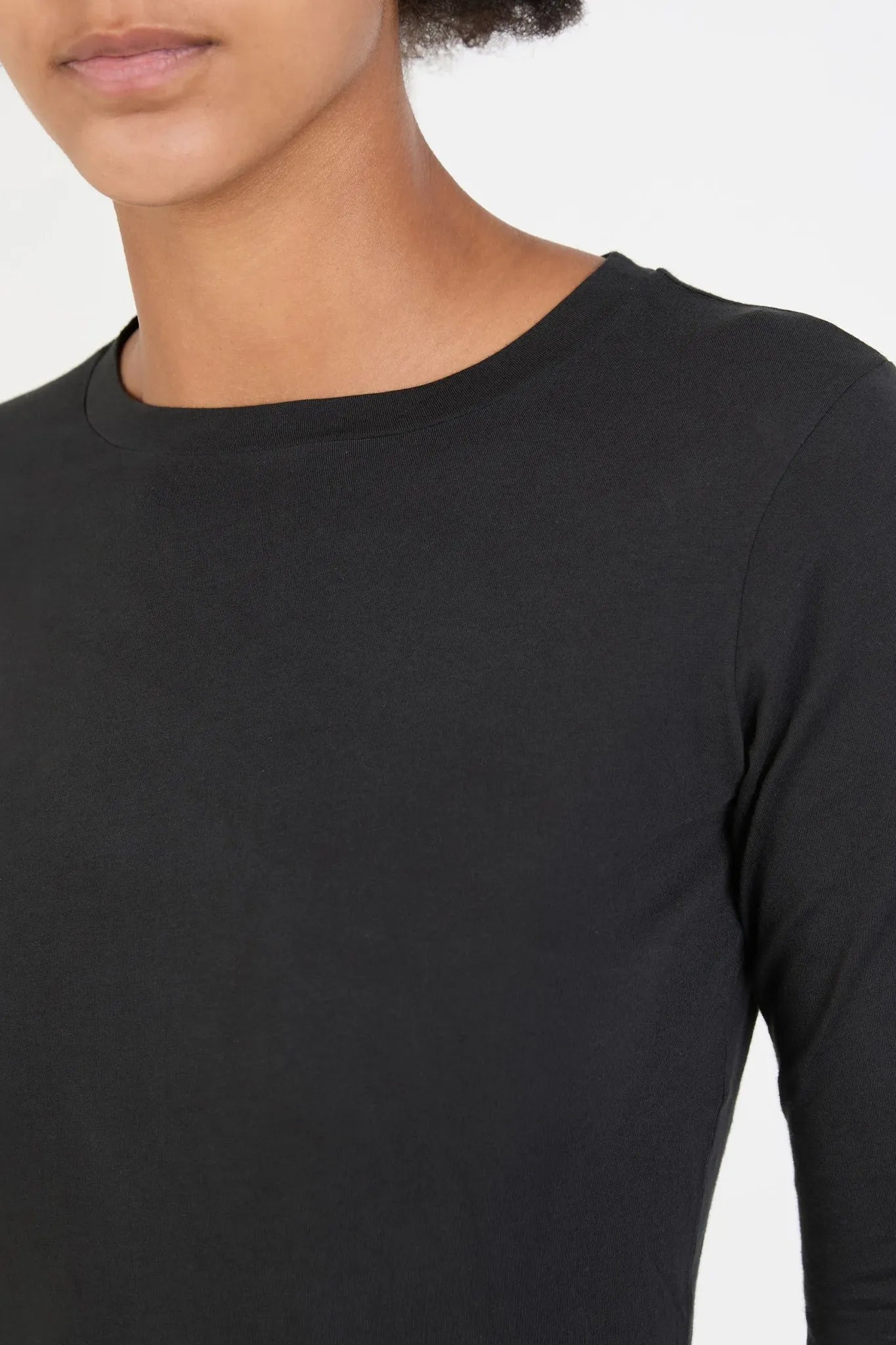Longsleeve Shirt in Washed Black