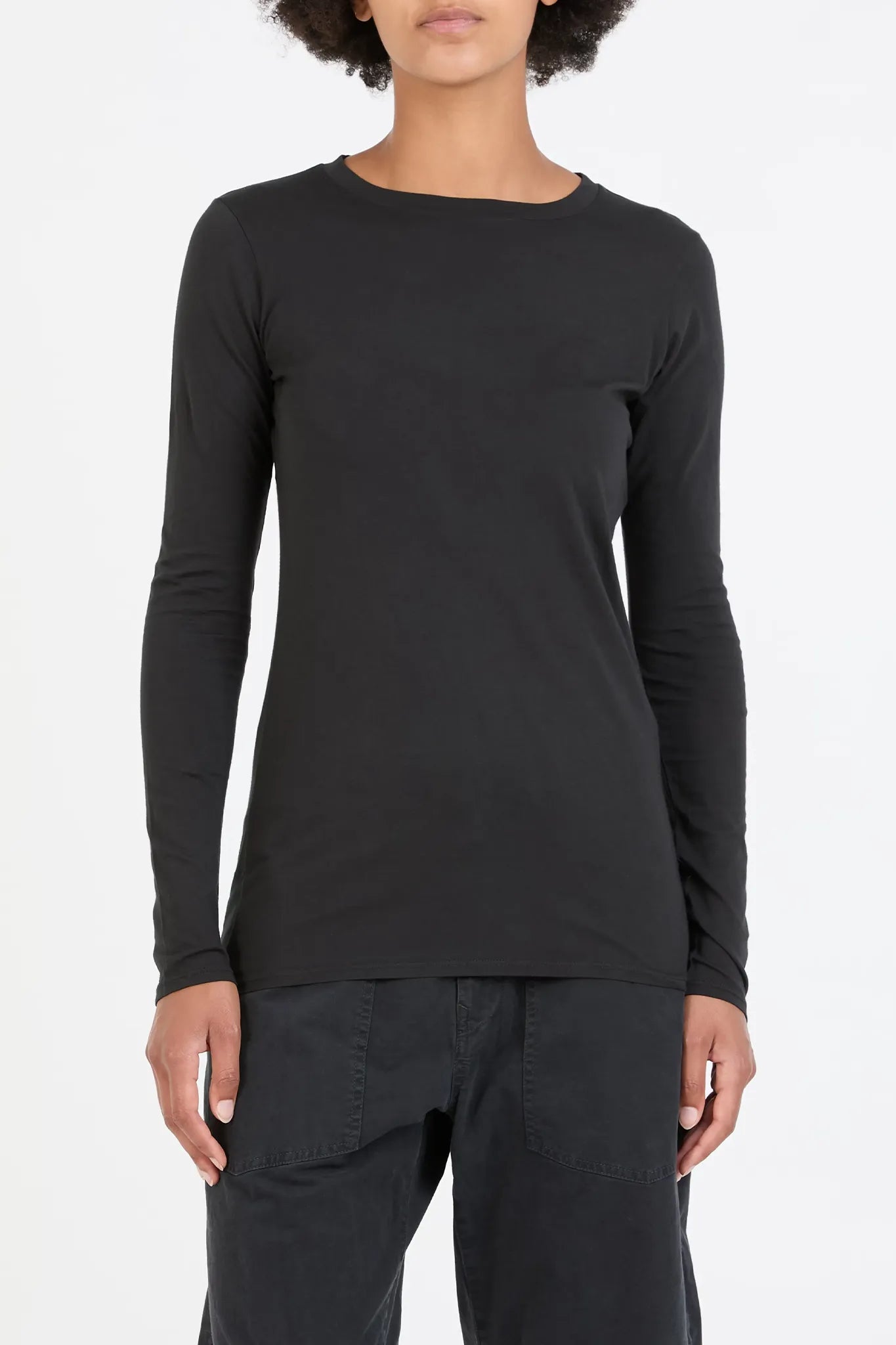 Longsleeve Shirt in Washed Black
