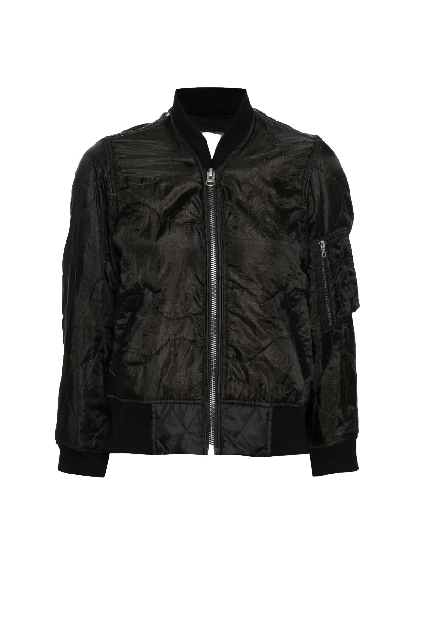 Jacke Bomber in Overdyed Black