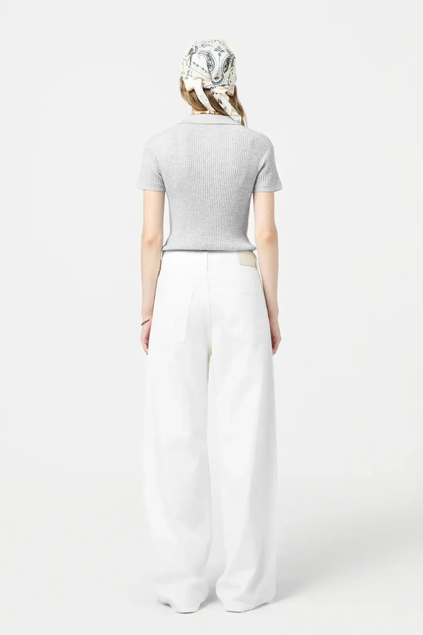 Polo Shrunken Cashmere in Stone