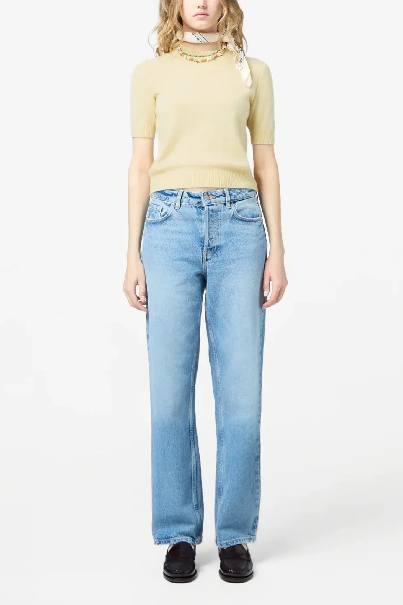 Shirt Sweater Tee in Butter