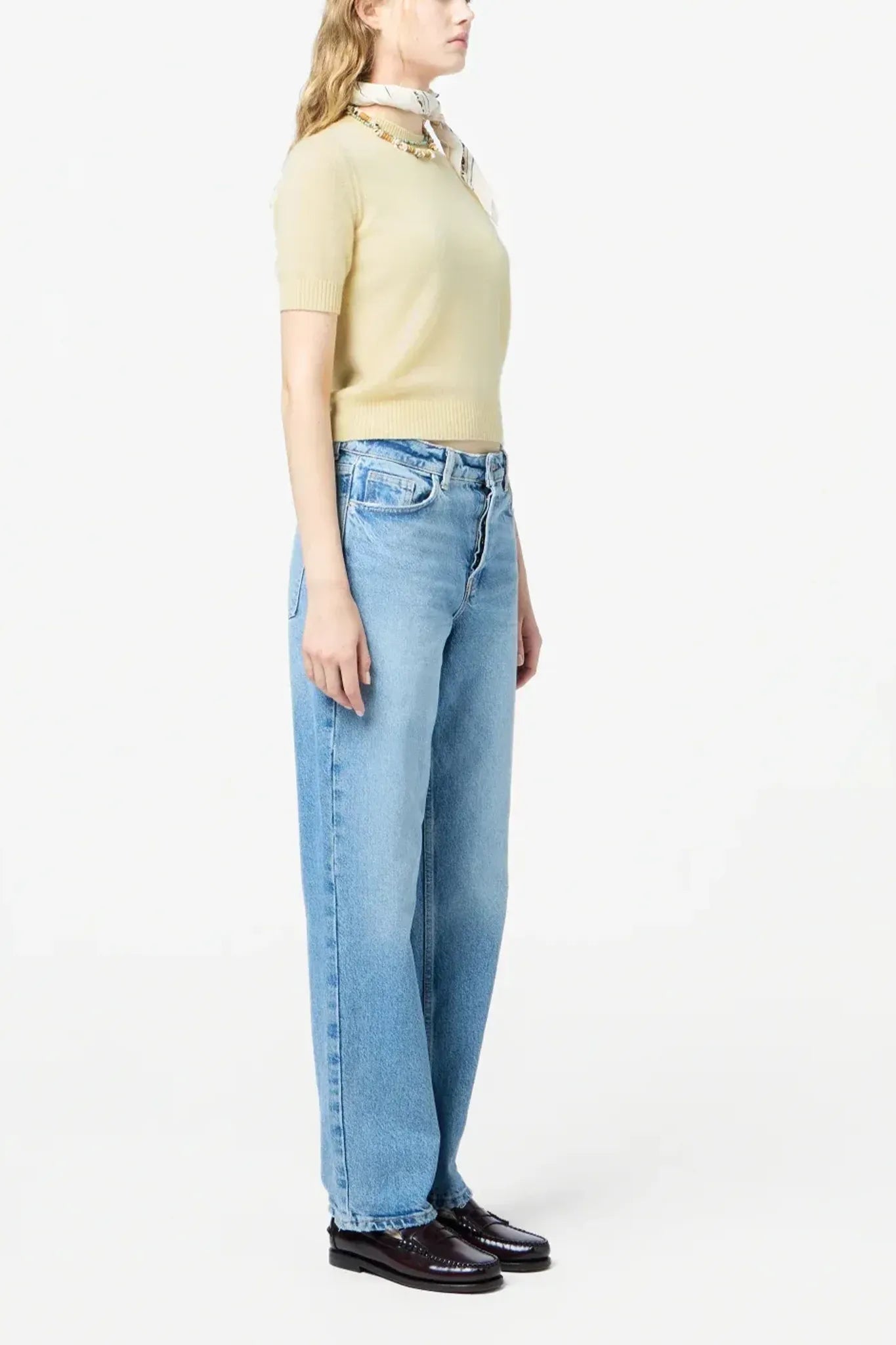 Shirt Sweater Tee in Butter