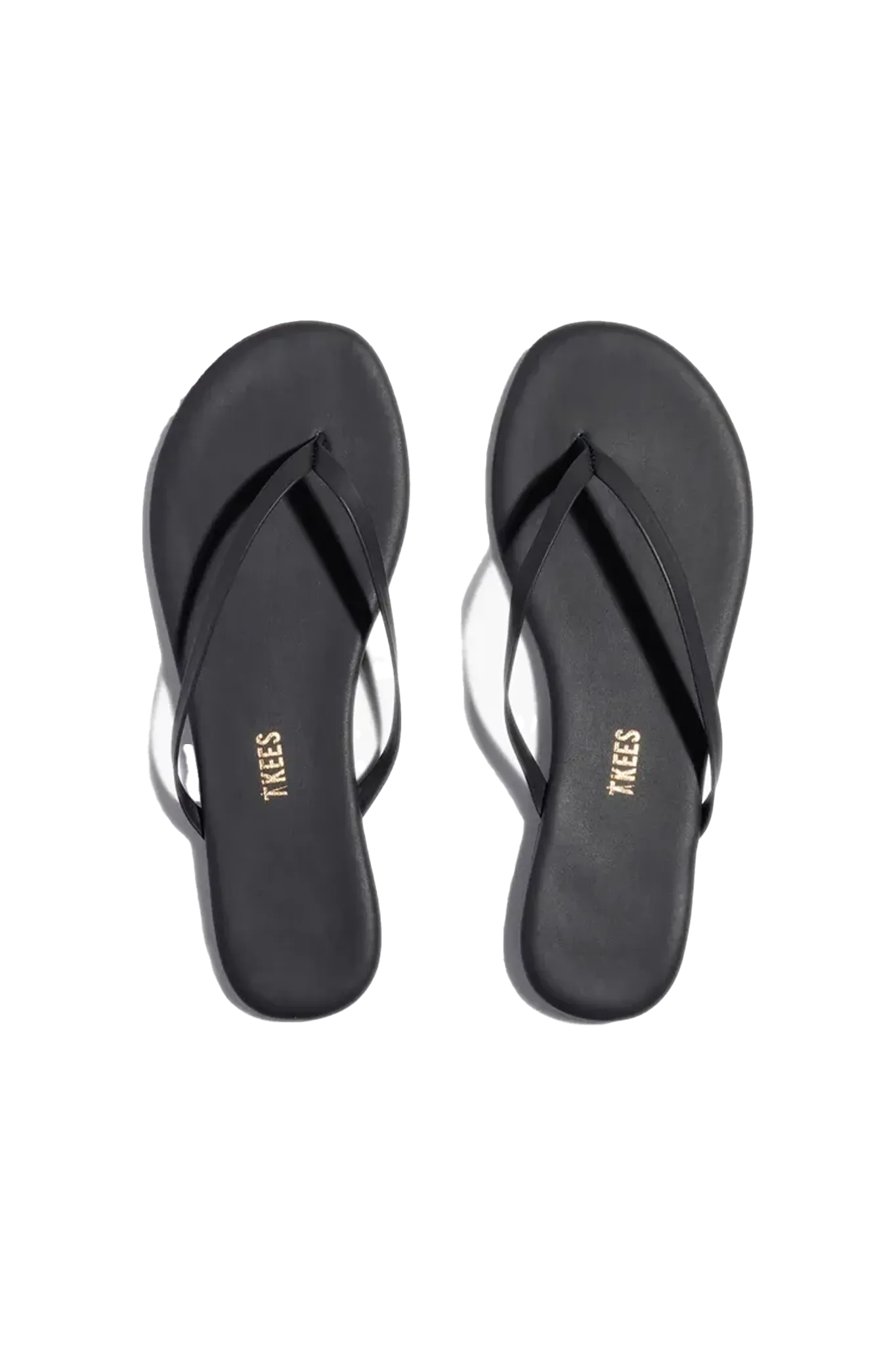 Flip-Flops Lily Solids in Washed Black