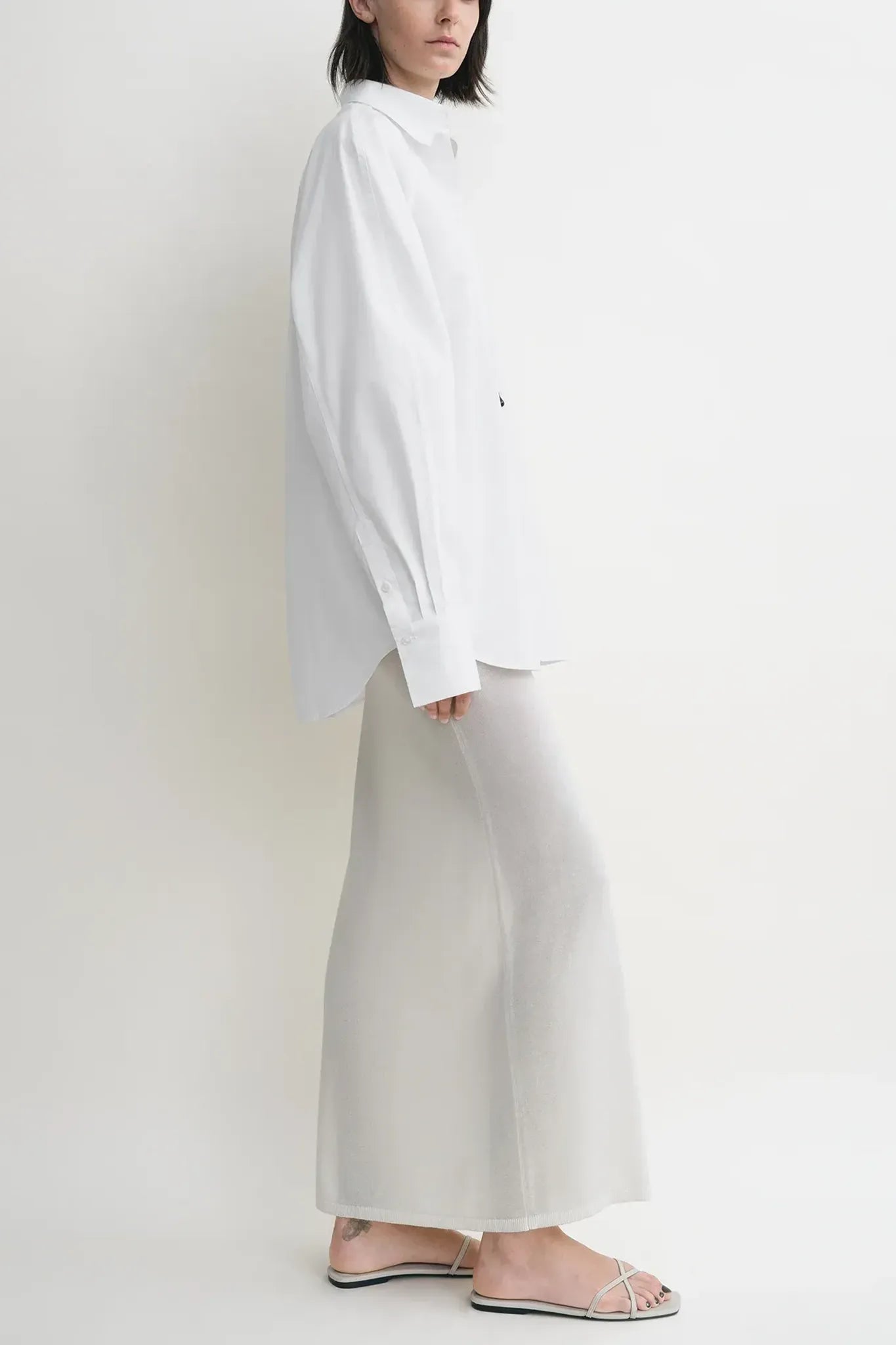 Shirt Raw Raglan in White