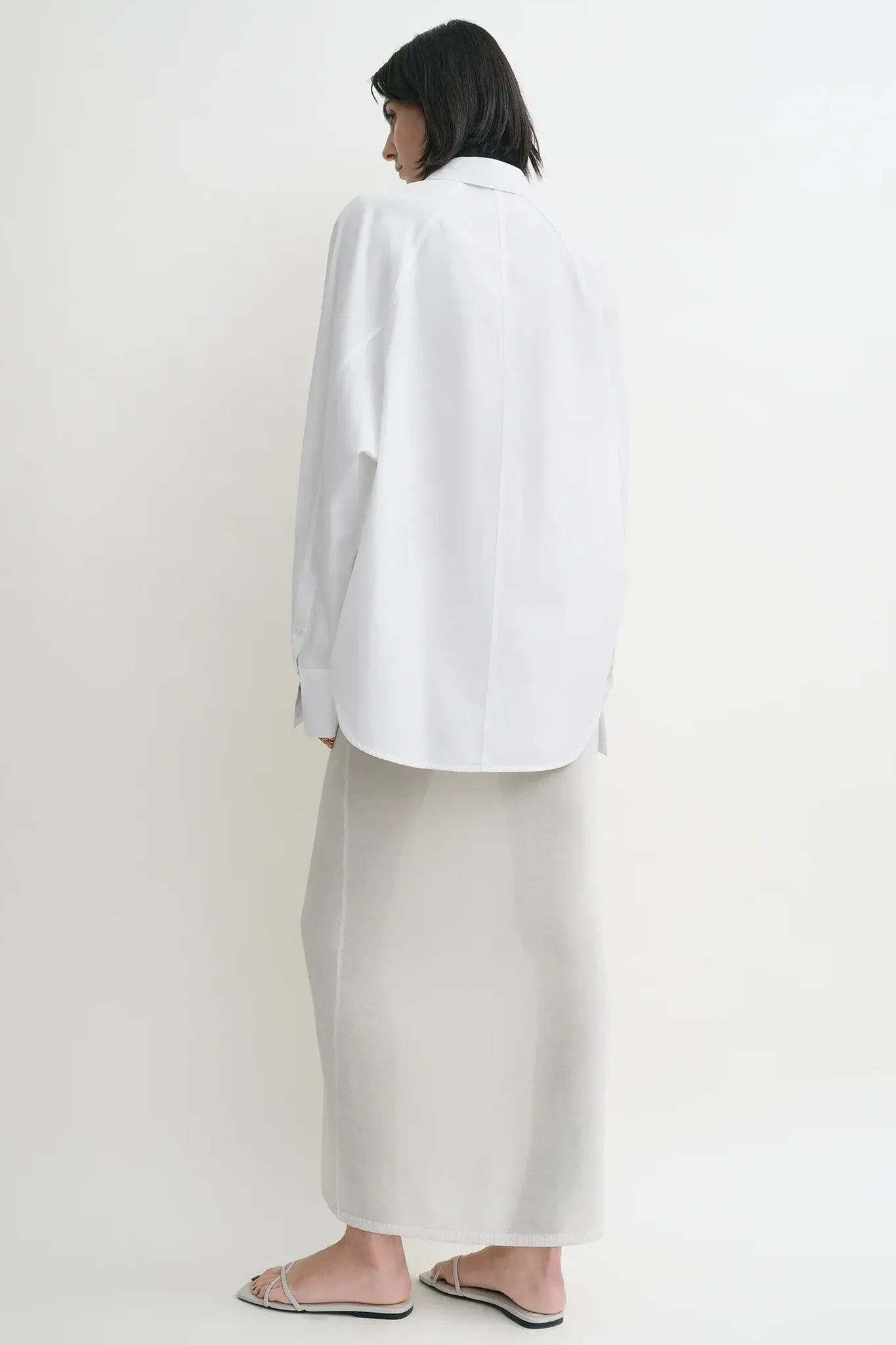 Shirt Raw Raglan in White