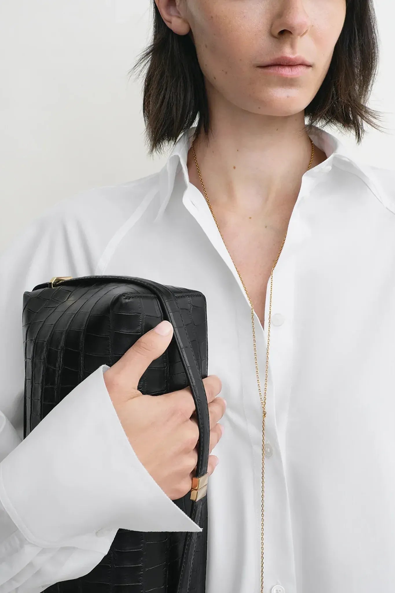 Shirt Raw Raglan in White