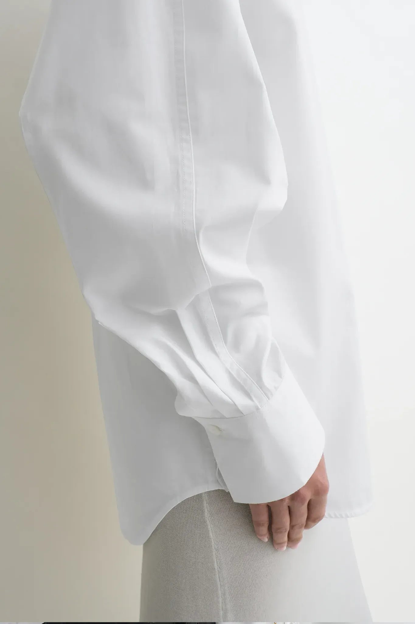 Shirt Raw Raglan in White