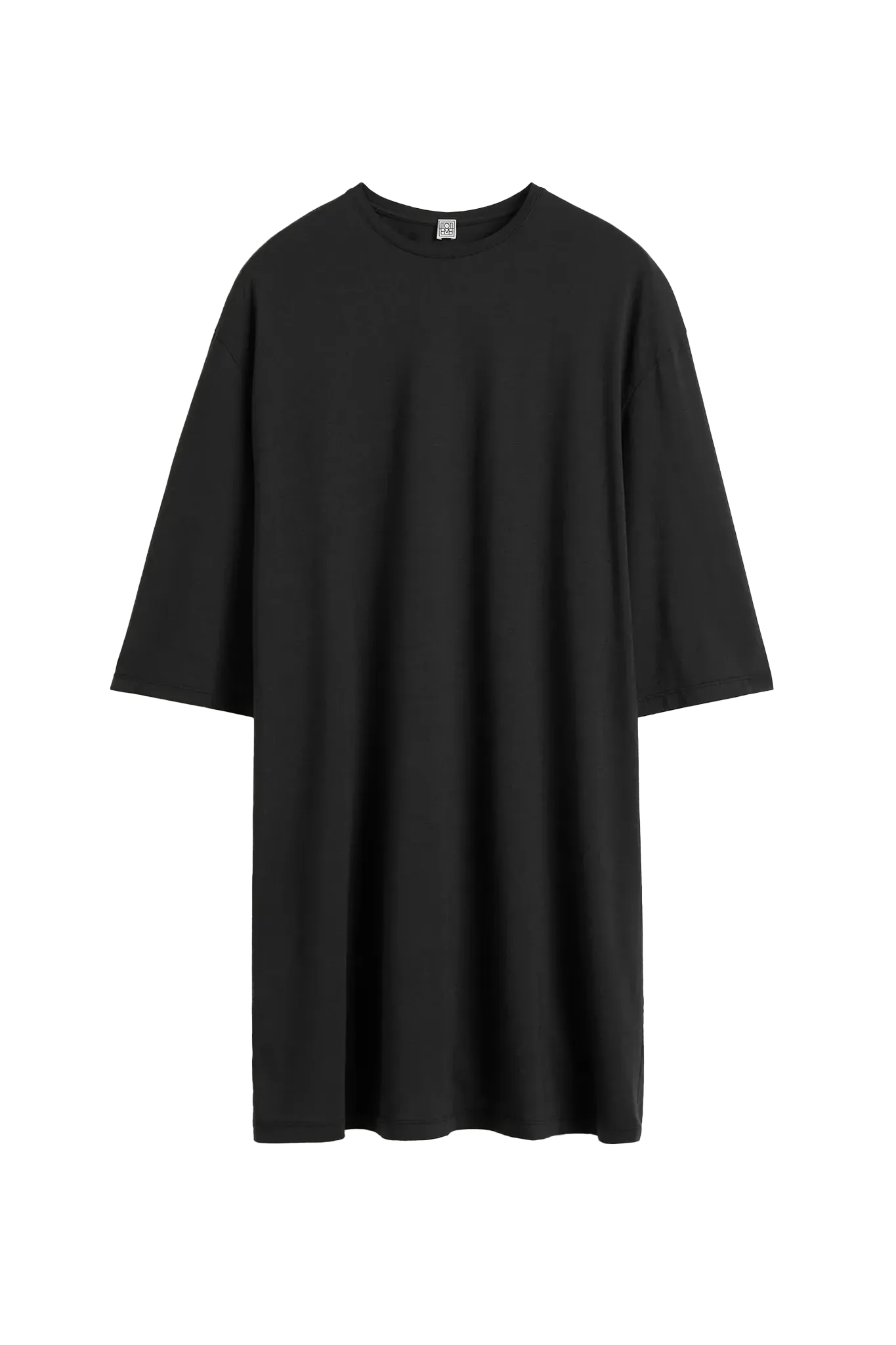 Kleid Relaxed Tee Dress in Black