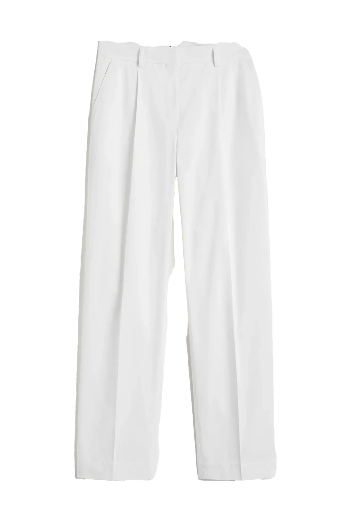 Hose Slanted Pocket in White