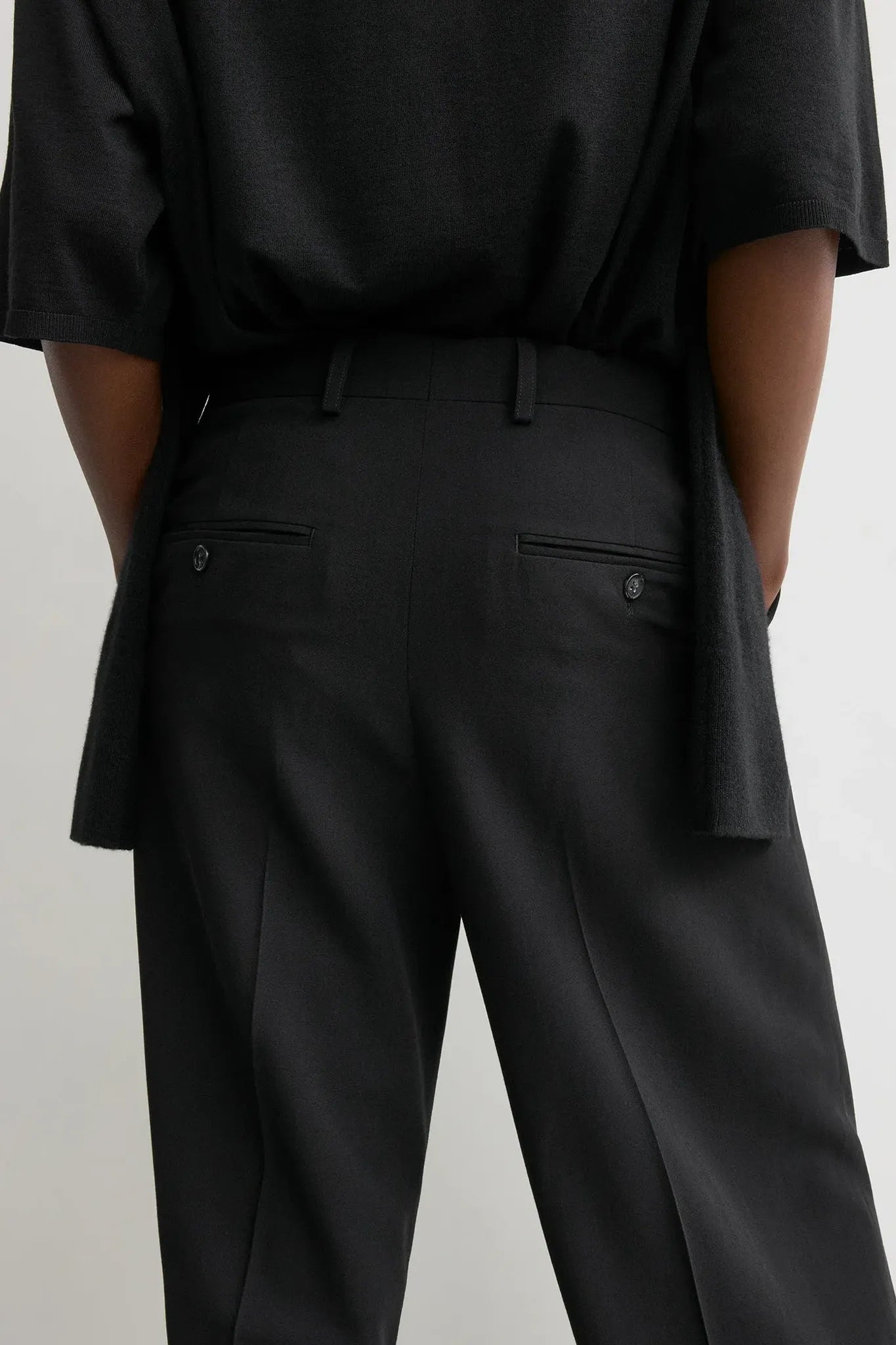Hose Wide Fluid in Black