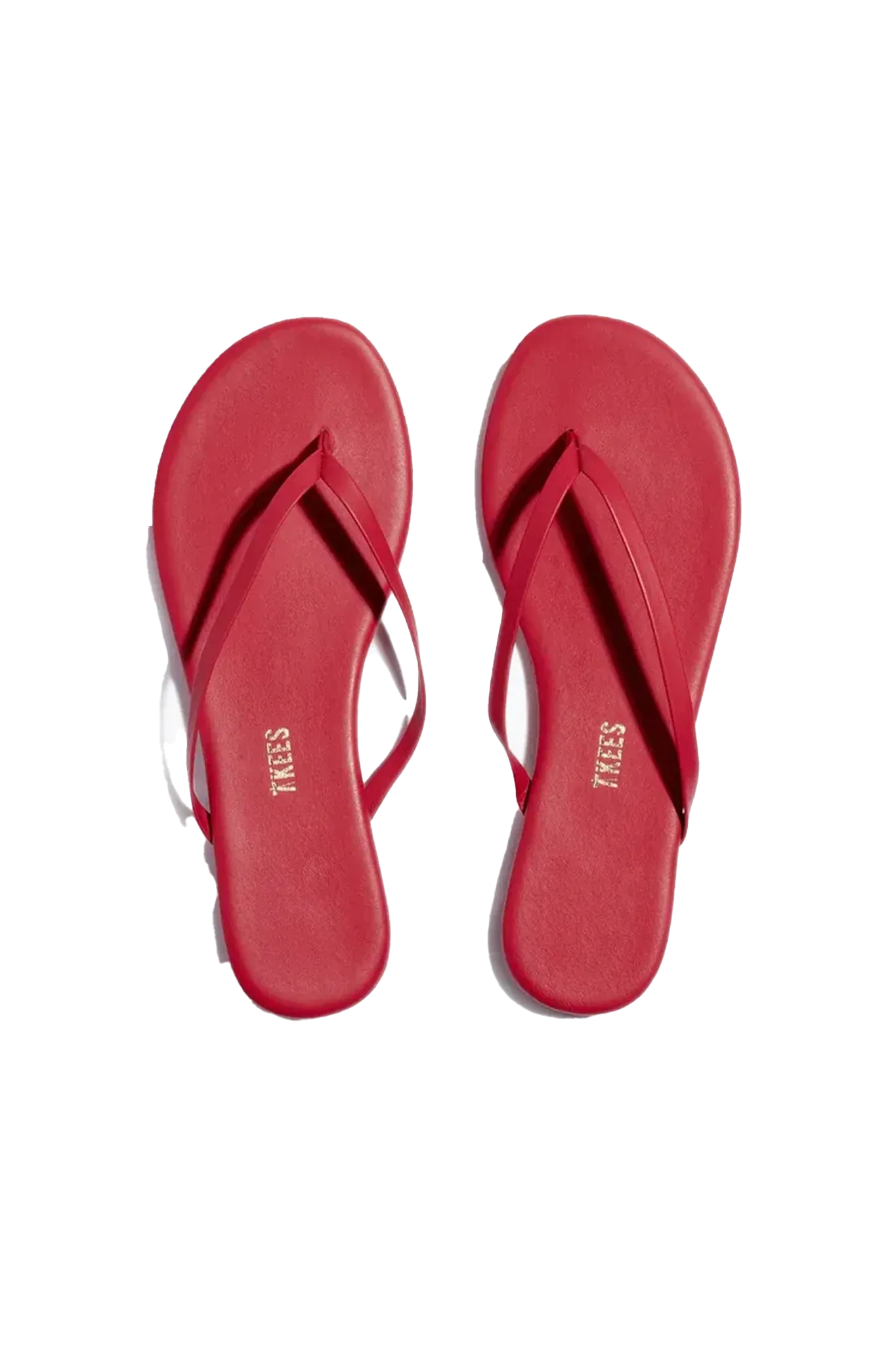Flip-Flops Lily Solids in Red