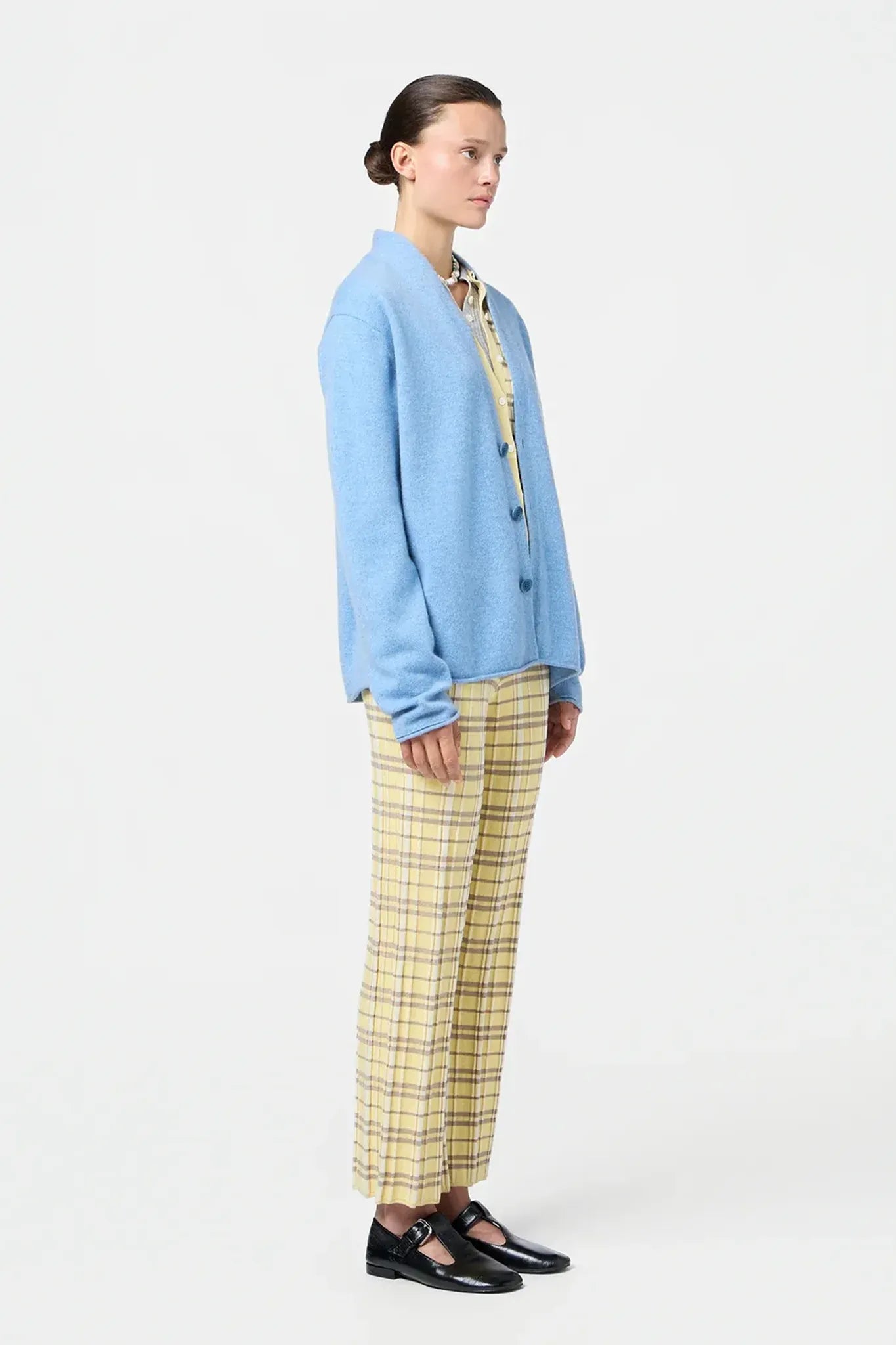 Strickjacke Everywear in Heather Blue