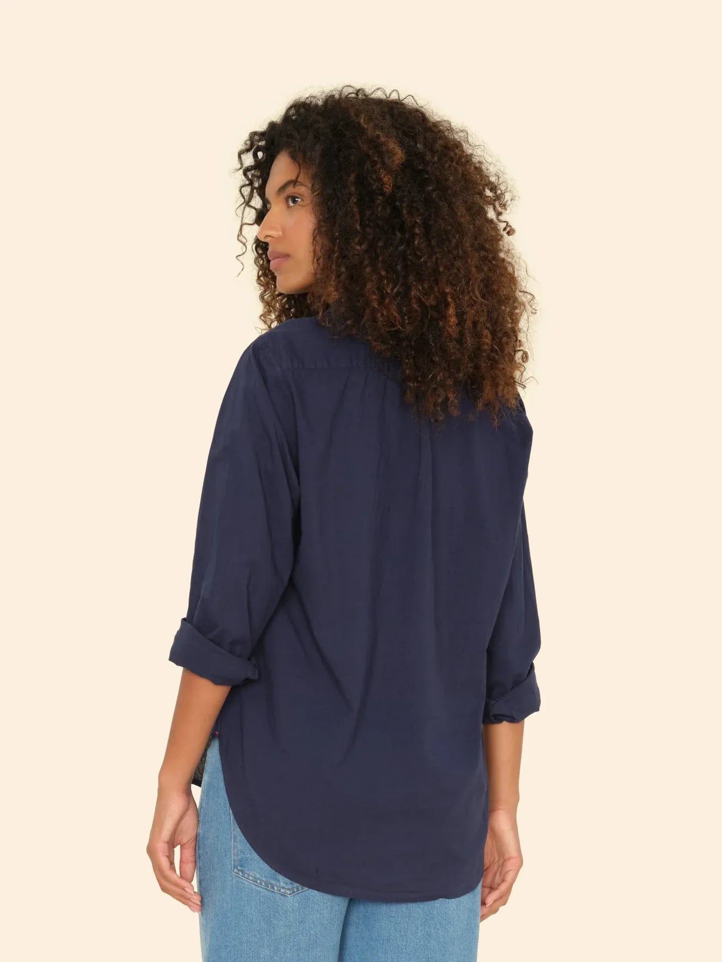 Bluse Beau Shirt in Navy