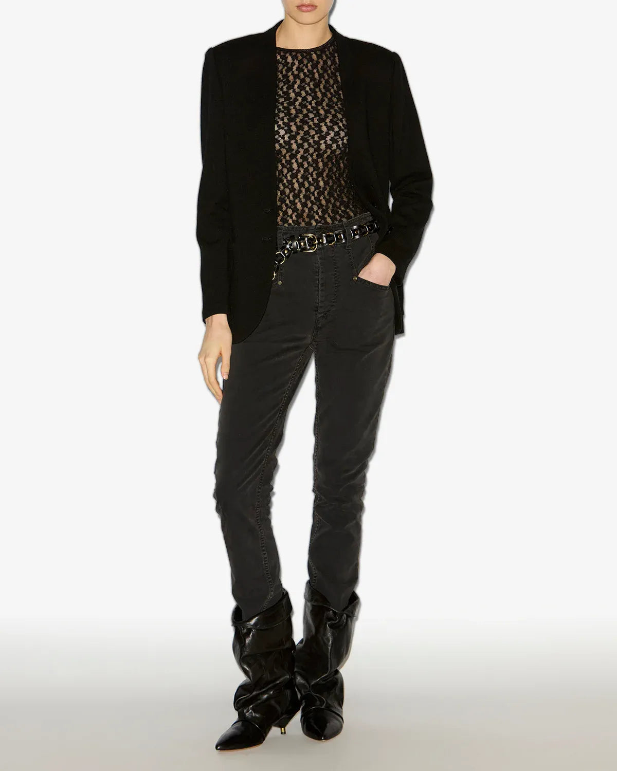 Strick Blazer Olivia in Black