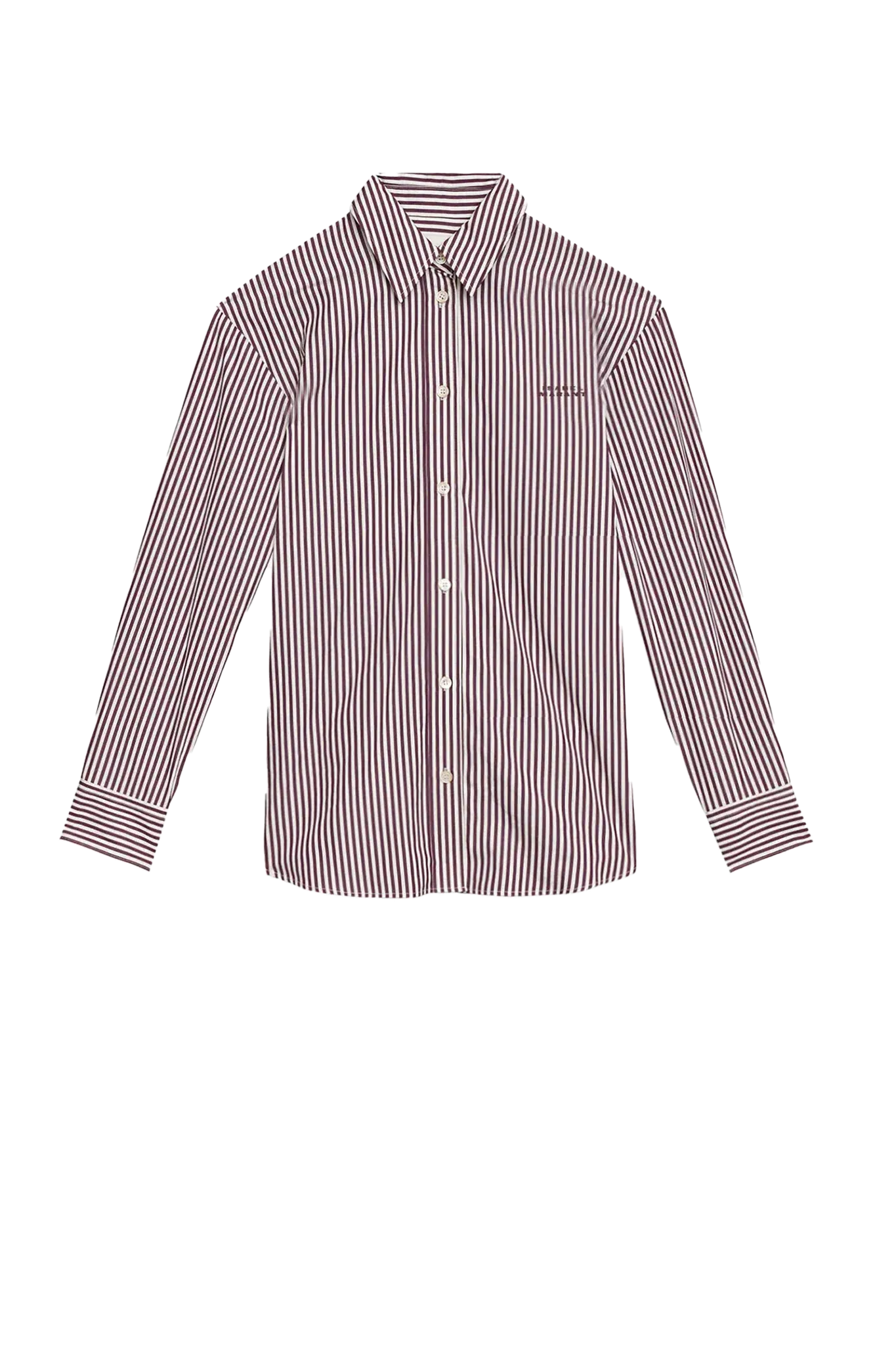 Hemd Fabrizia in Ecru/Burgundy
