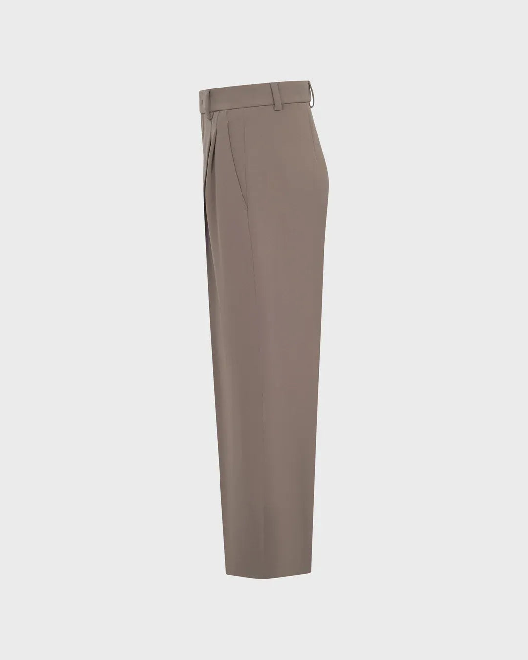 Hose Noa Crop Fluid Cade in Taupe