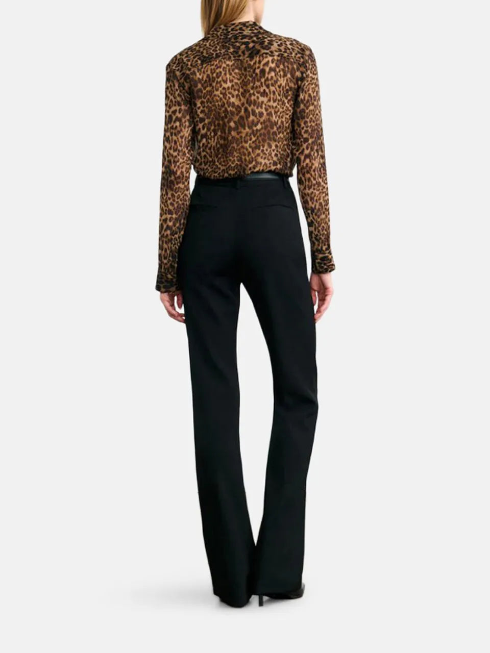 Bluse Gaia Slim in Vintage Leopard Print