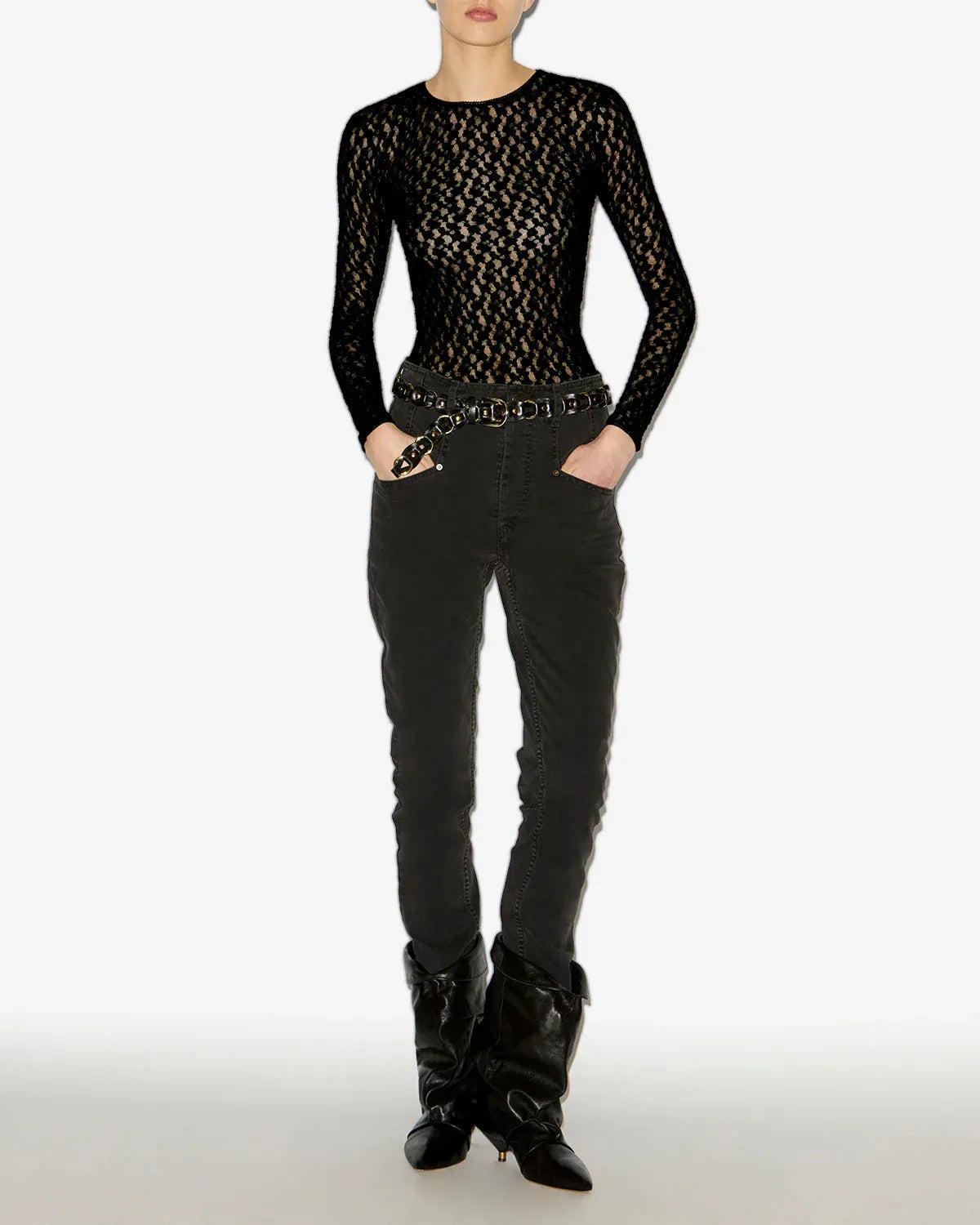 T-Shirt Gaelle in Black