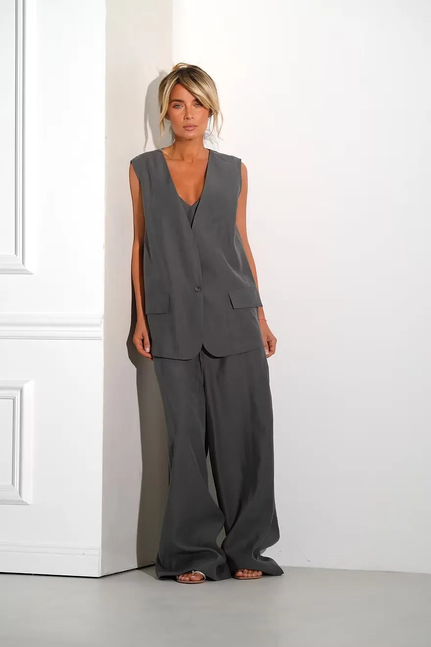 Weste Oversized Miyu In Grey