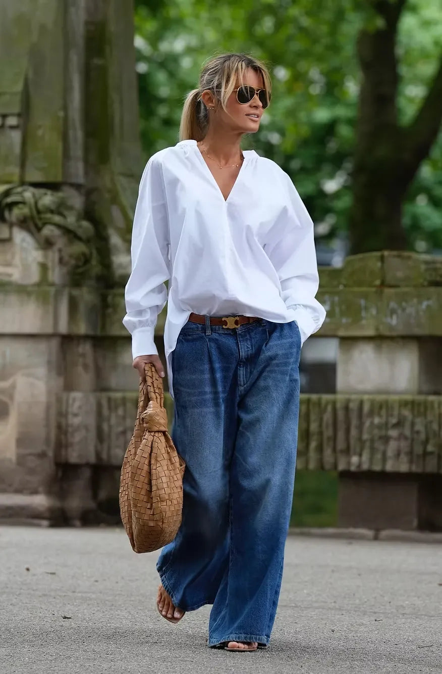 Bluse Isabel in White