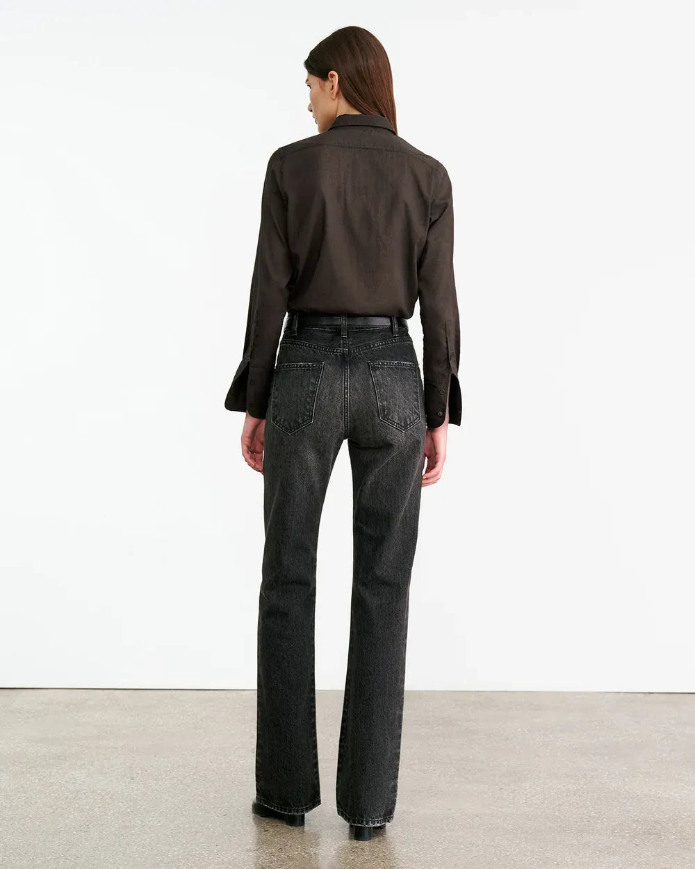 Shirt Cotton Voile NL in Chocolate Brown