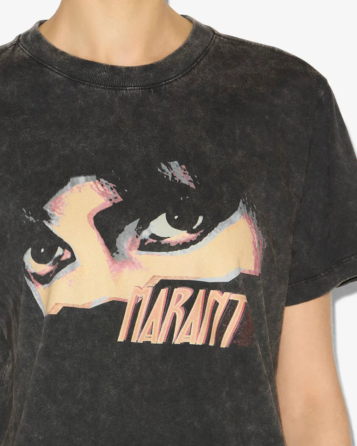 T-Shirt Zoeline in Faded Black