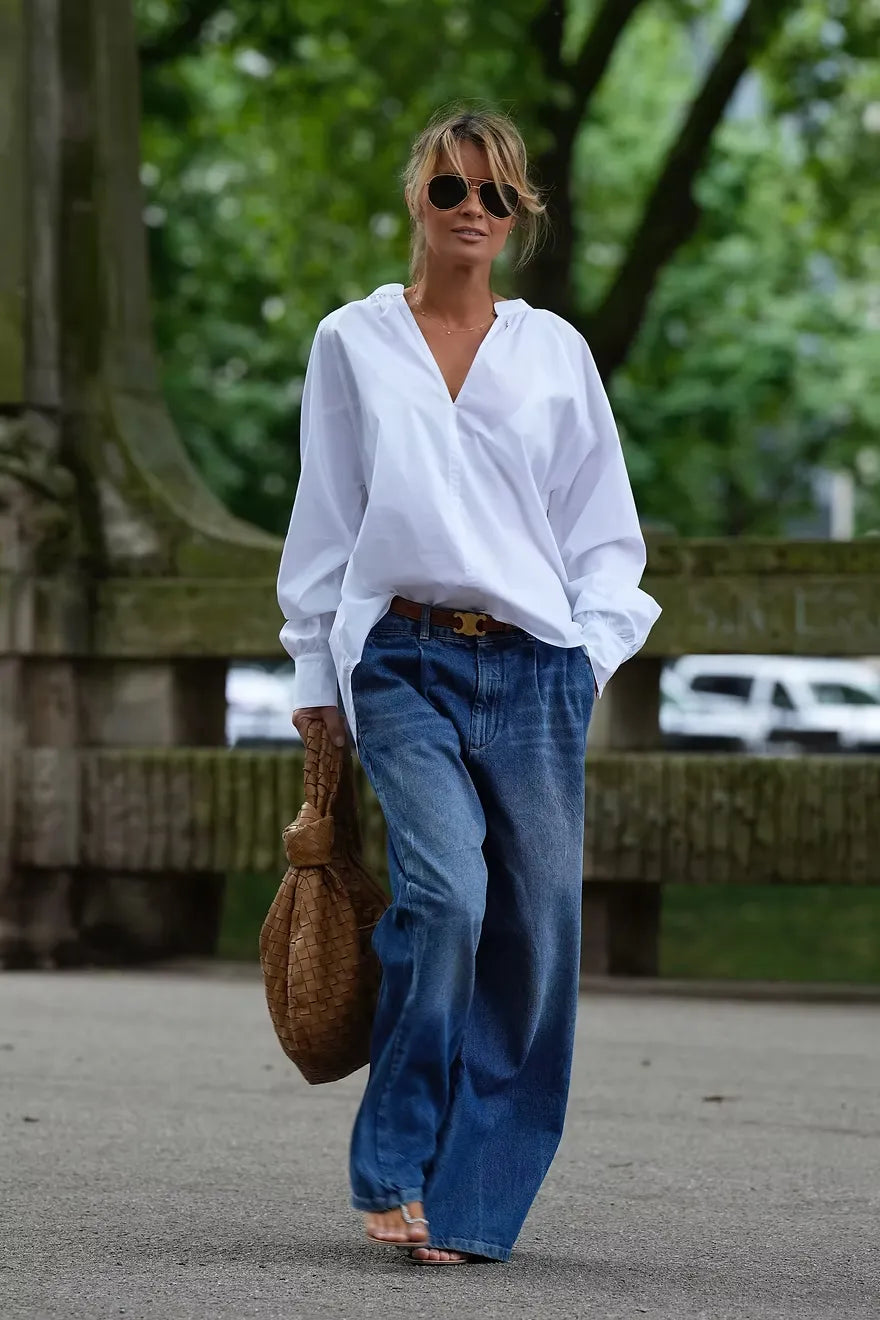 Bluse Isabel in White