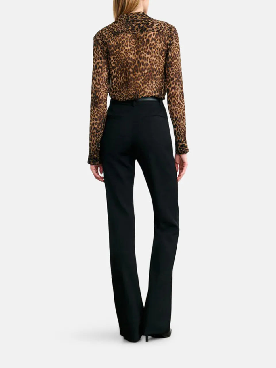 Bluse Gaia Slim in Vintage Leopard Print