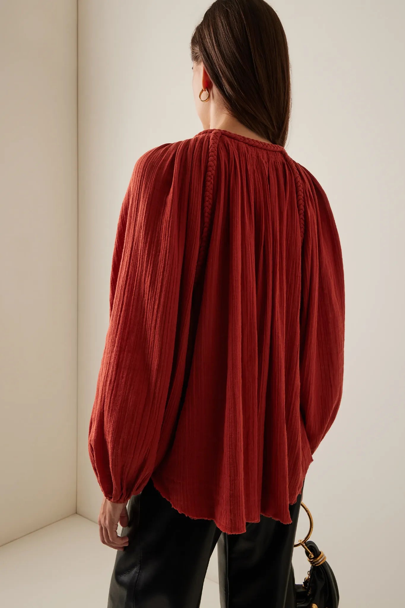 Bluse Jenna in Burnt Orange