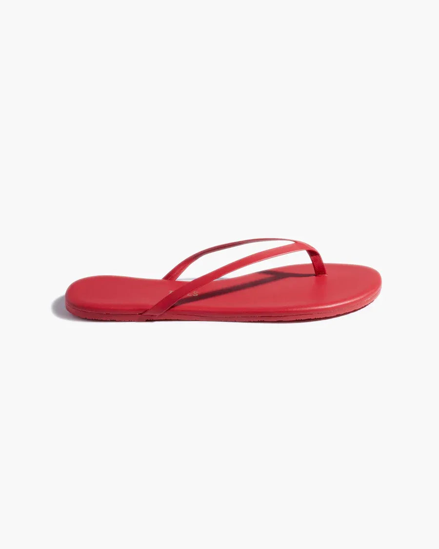Flip-Flops Lily Solids in Red