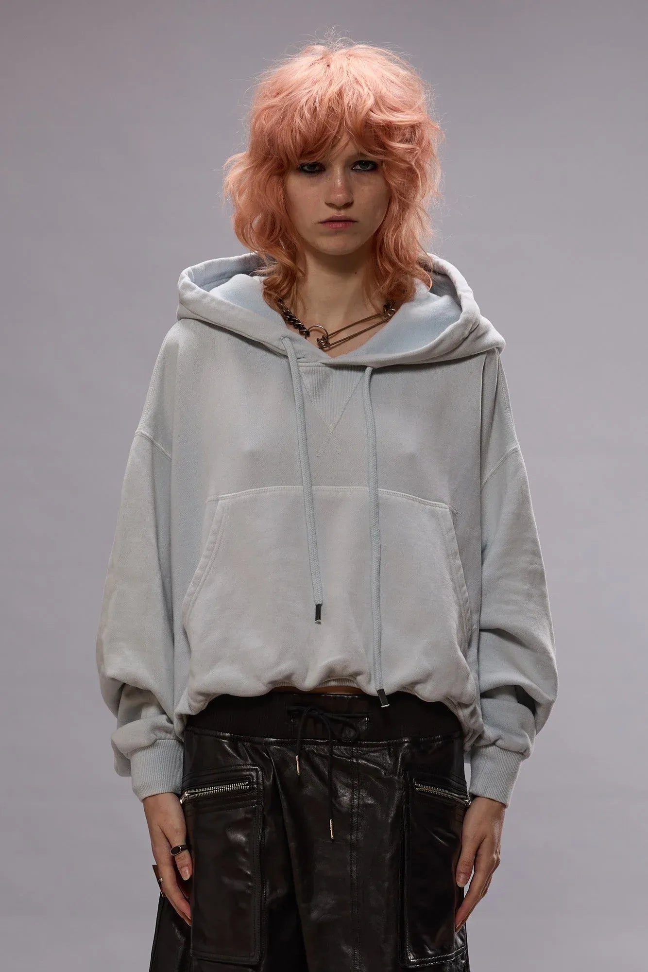 Hoodie Balloon Popover in Light Blue