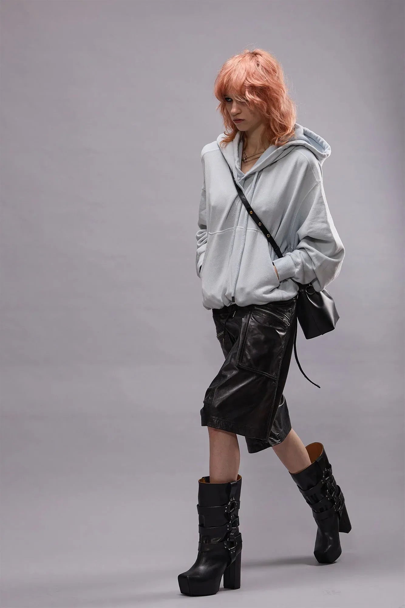 Hoodie Balloon Popover in Light Blue