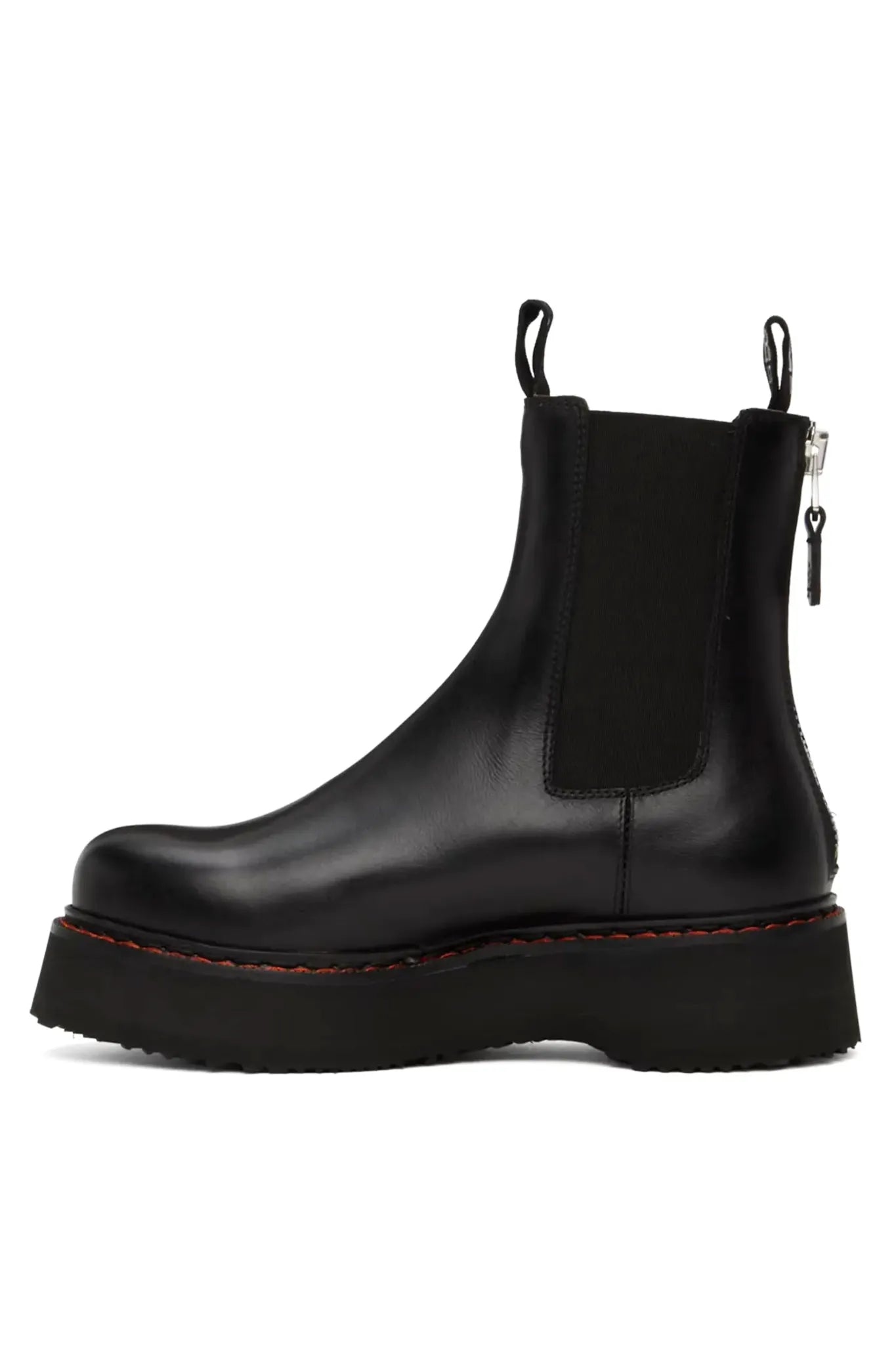 Chelsea Boot Single Stack in Black
