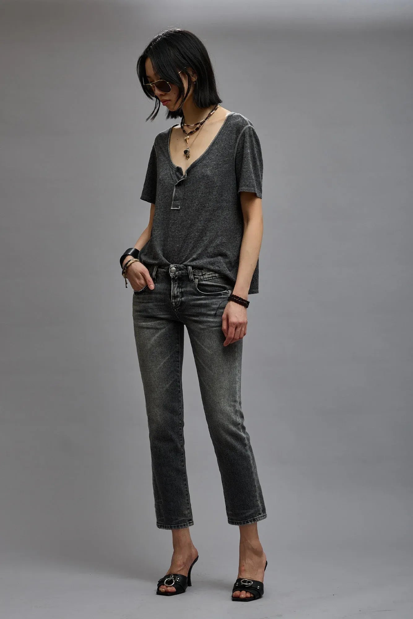 Jeans Boy Straight in Vintage Grey