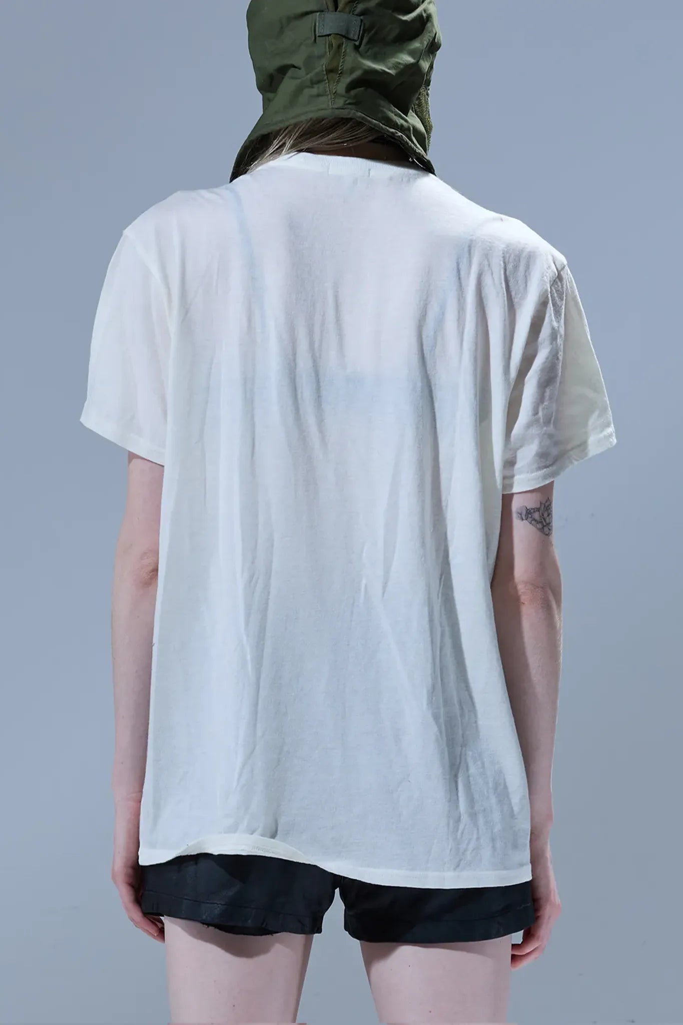 T-Shirt You're Weird Boy in Ecru White