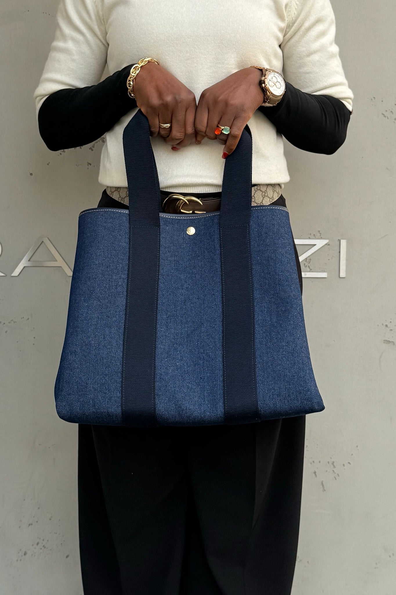Tasche Blau RUE DE VERNEUIL für Damen