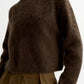 Pullover Brushed Crew Neck in Mocha
